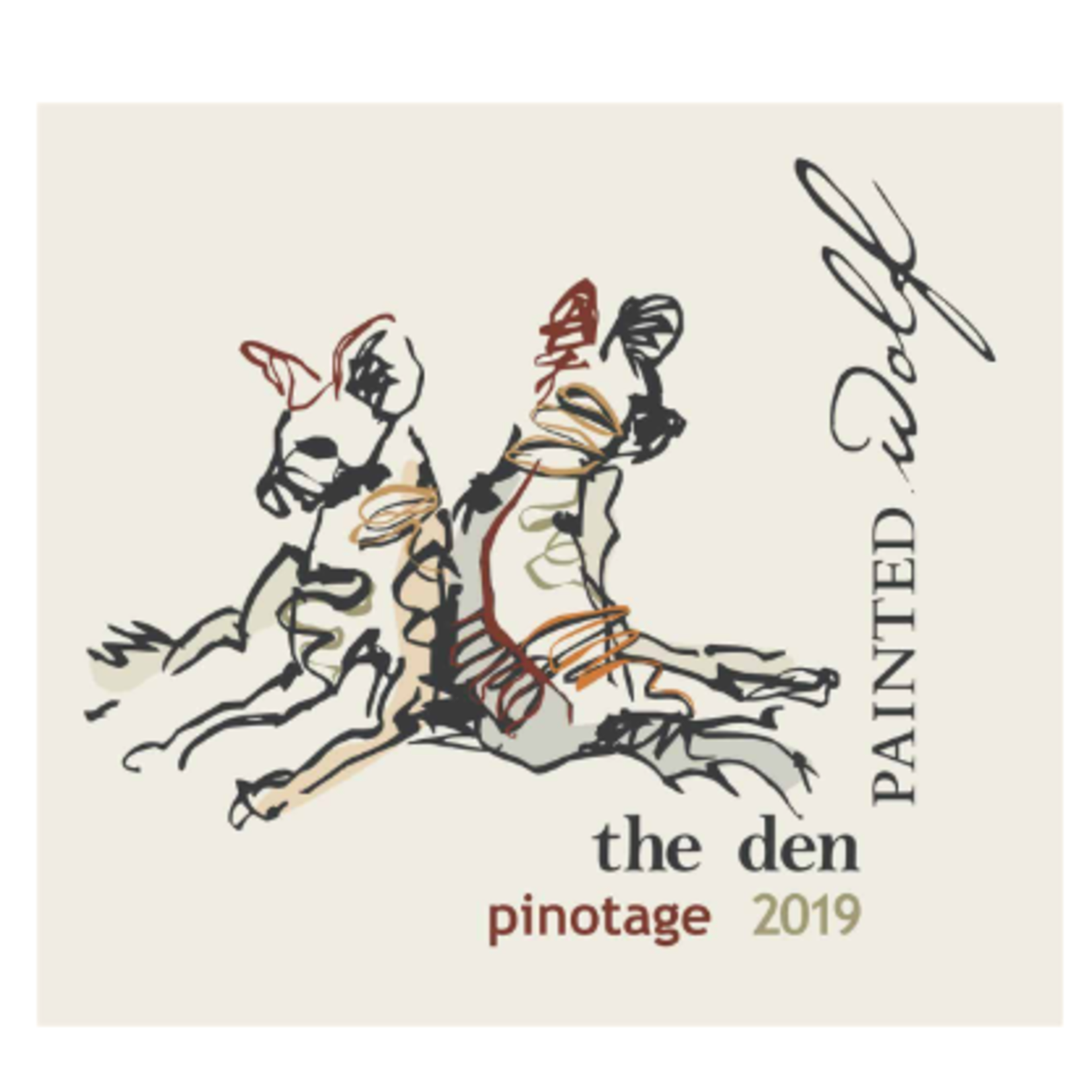 Jeremy Borg & The Painted Wolf Wines Pack Painted Wolf - The Den Pinotage 2019  South Africa