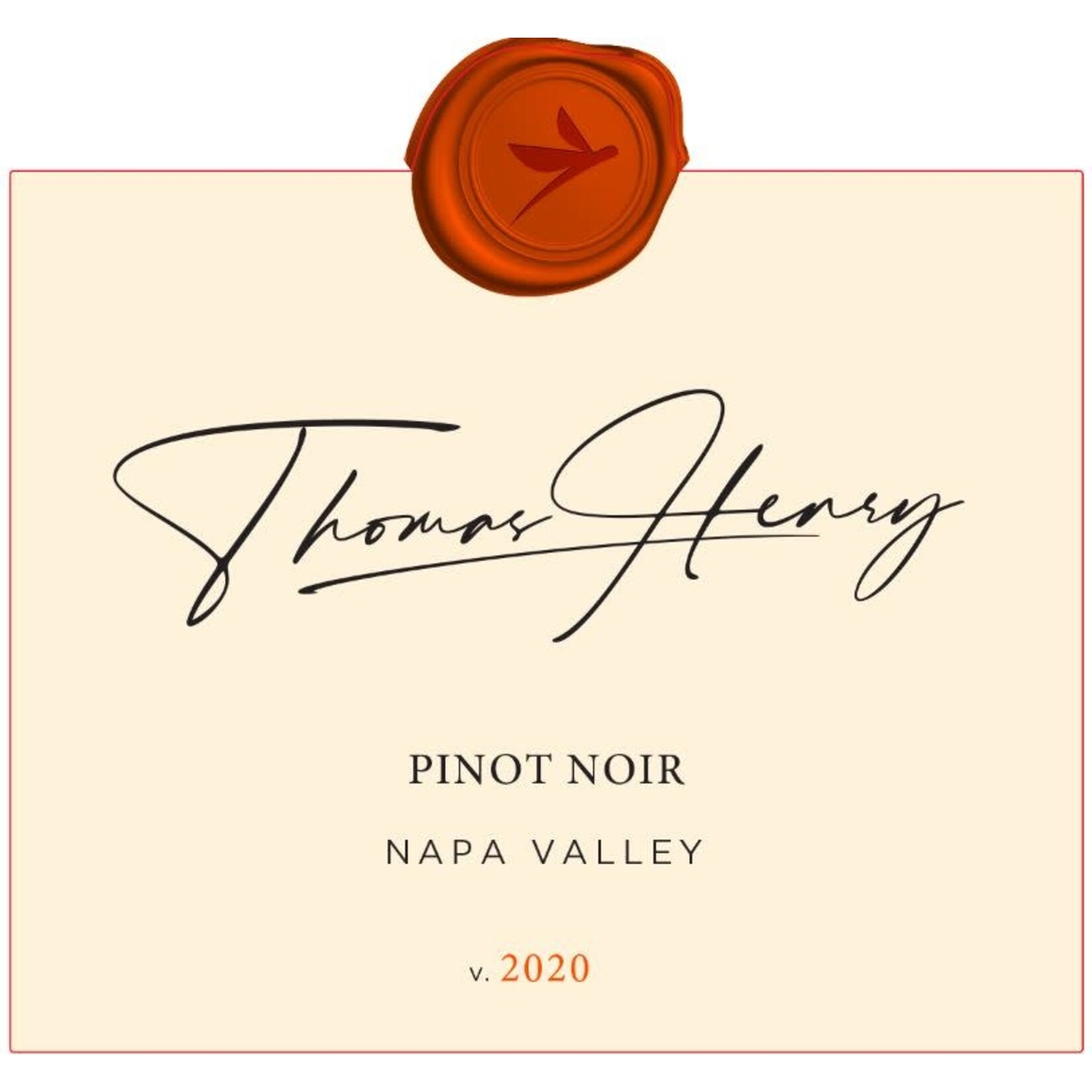 Thomas Henry Thomas Henry Pinot Noir 2023 Napa Valley,  California