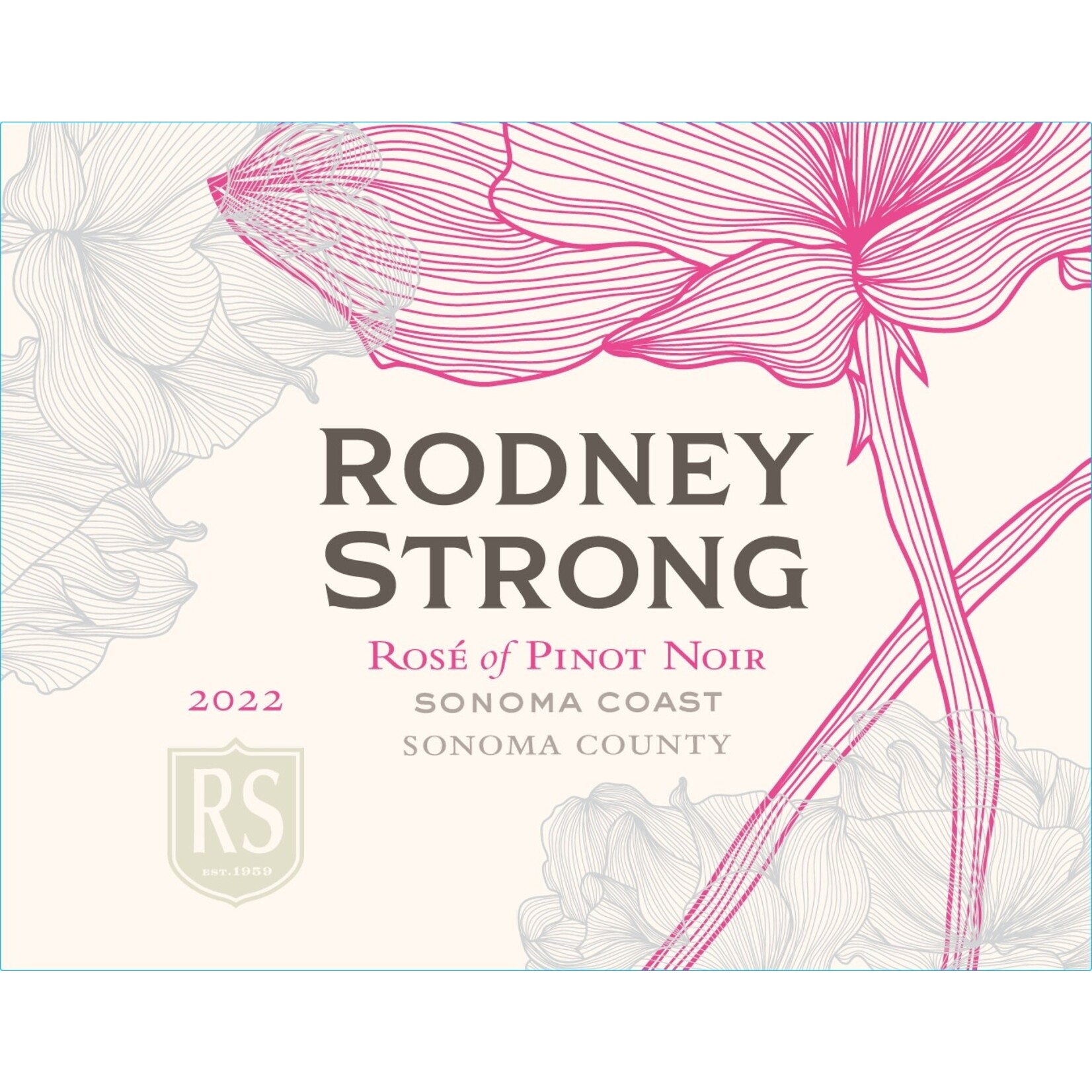 Rodney Strong Rodney Strong Rose of Pinot Noir 2022 Sonoma Coast