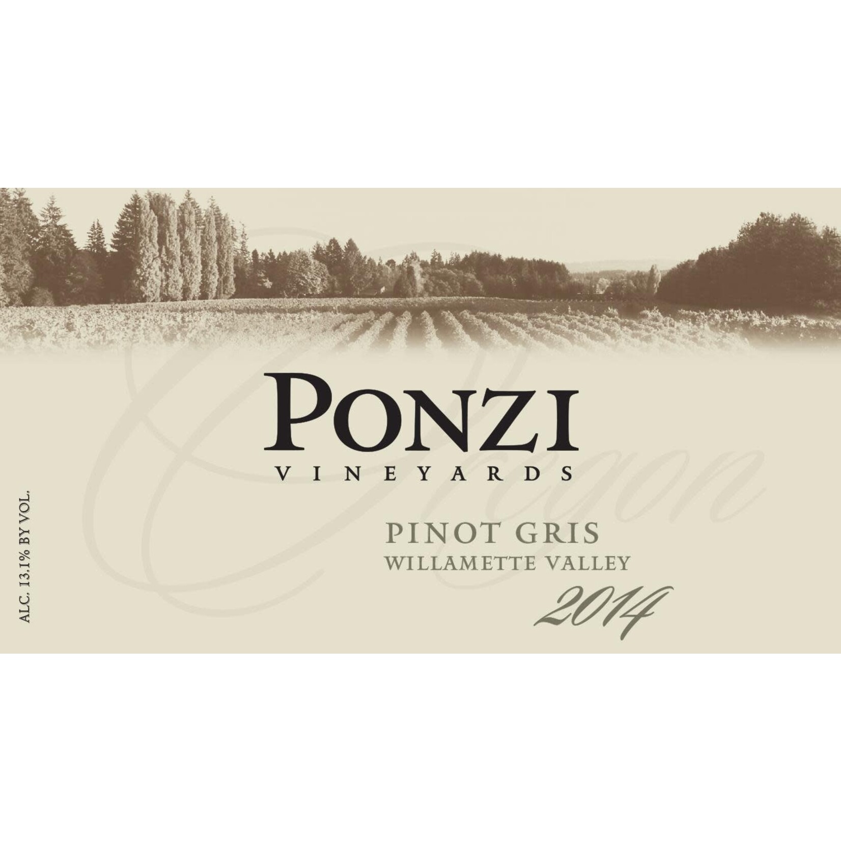 Ponzi Vineyards Ponzi Vineyards Pinot Gris 2022  Willamette Valley Oregon