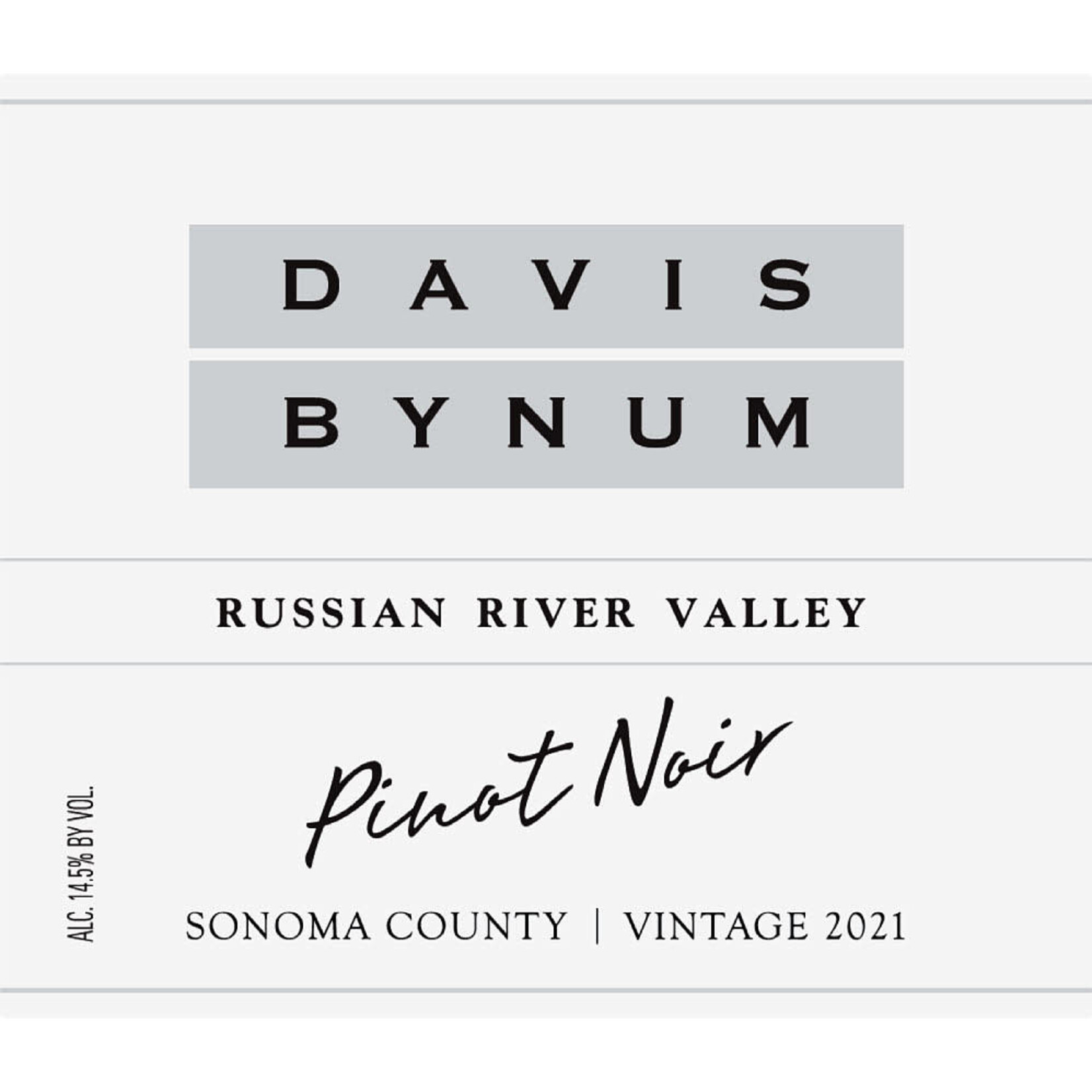 Davis Banyum Davis Bynum Pinot Noir 2023 Russian River