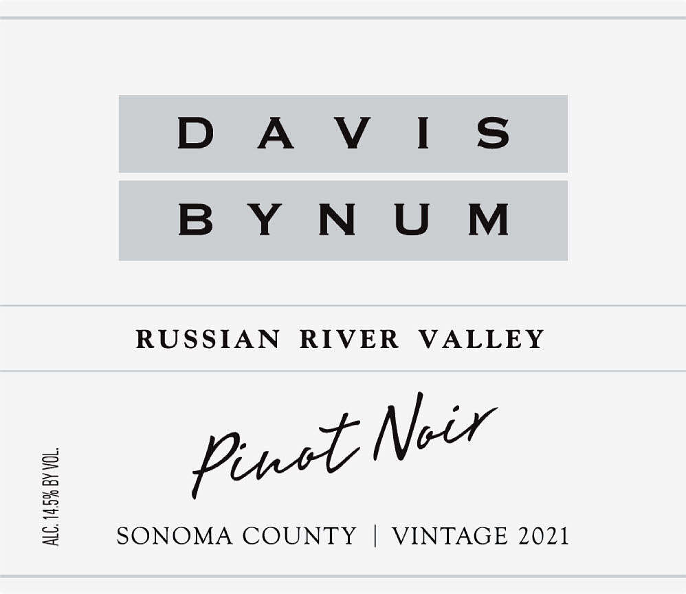 Davis Bynum Pinot Noir 2018 Russian River Western Reserve Wines