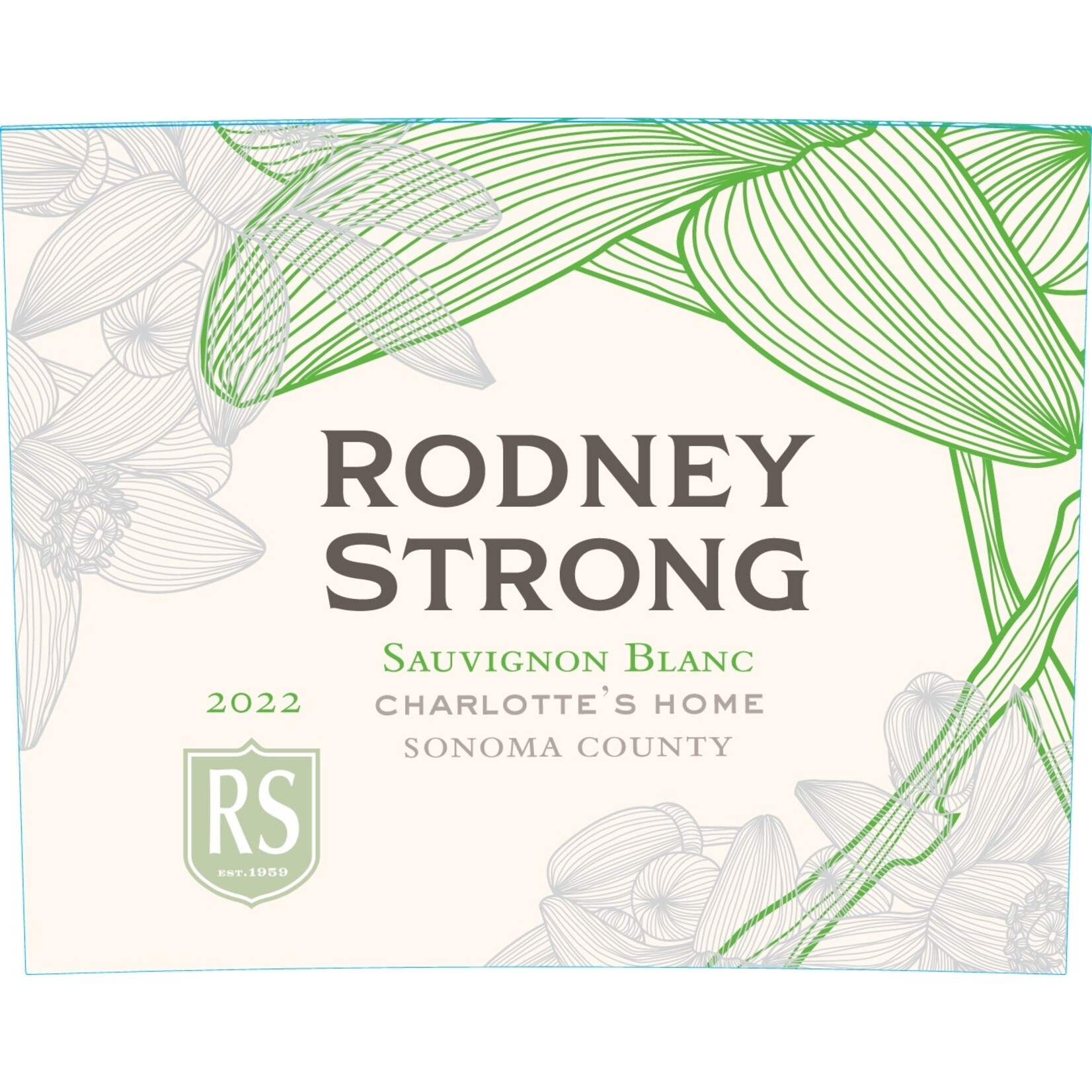 Rodney Strong Rodney Strong Sauvignon Blanc Charlotte's Home Sonoma County 2022