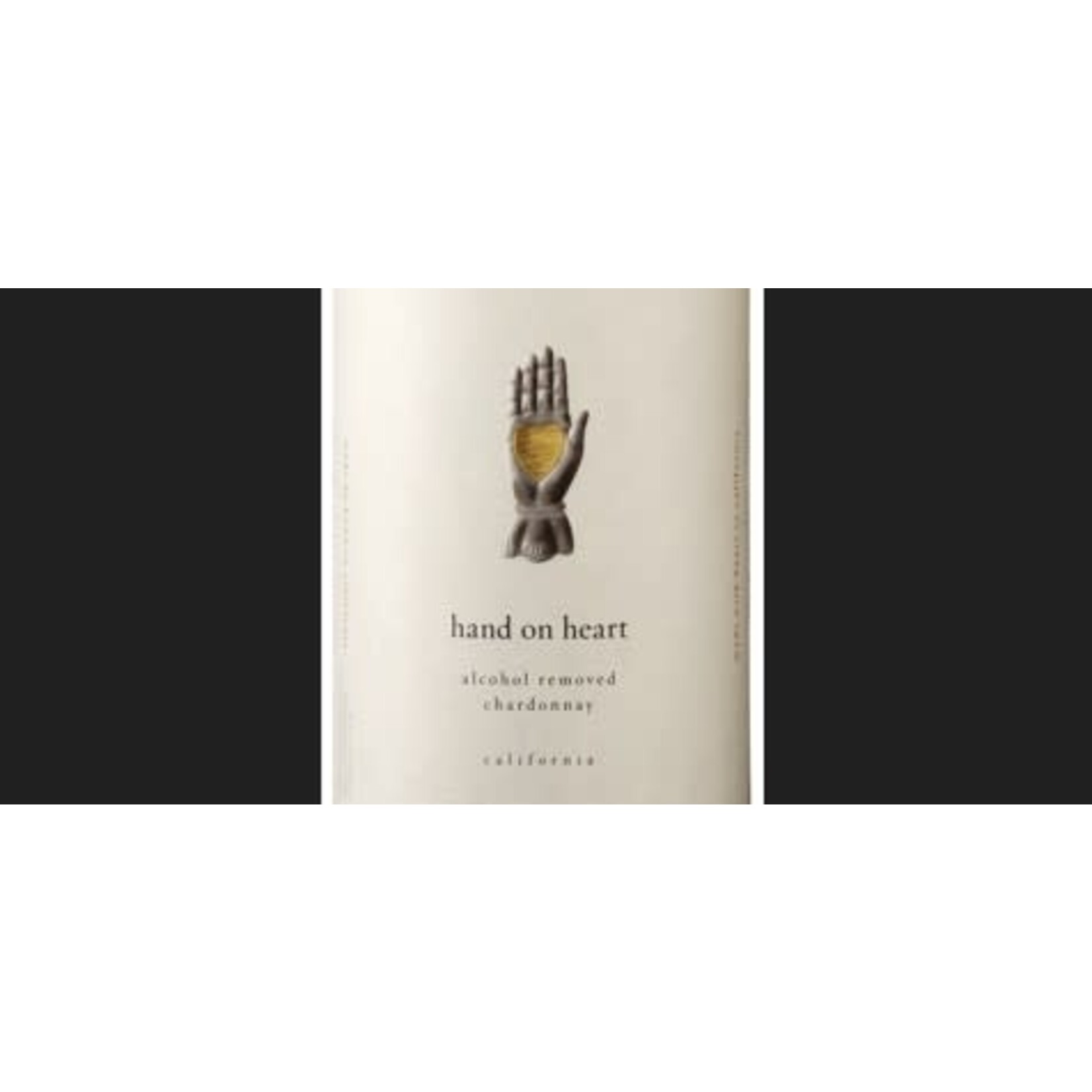 Hand on Heart Alcohol Removed Chardonnay California