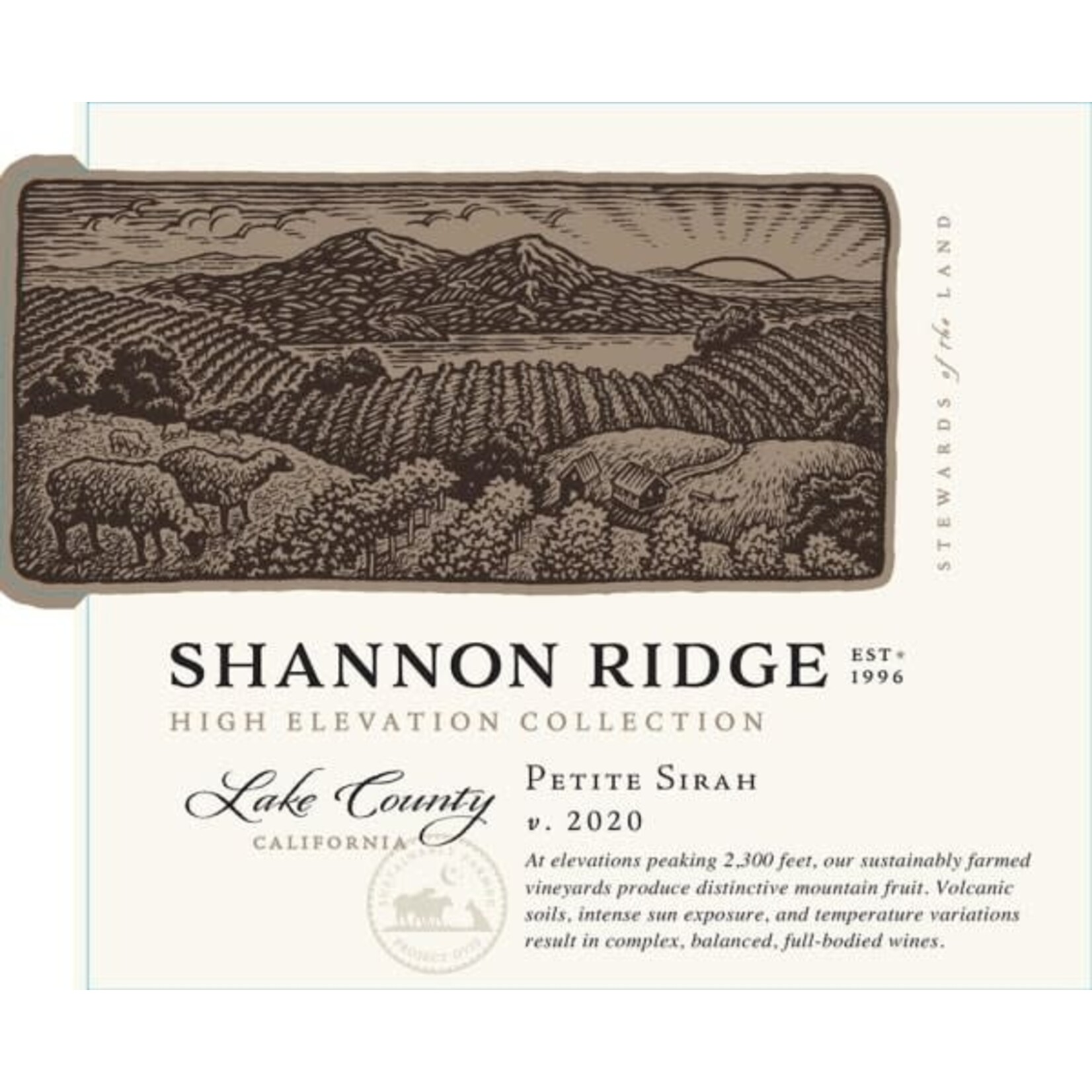 Shannon Ridge Family Shannon Ridge Petite Sirah 2021  Lake County, California