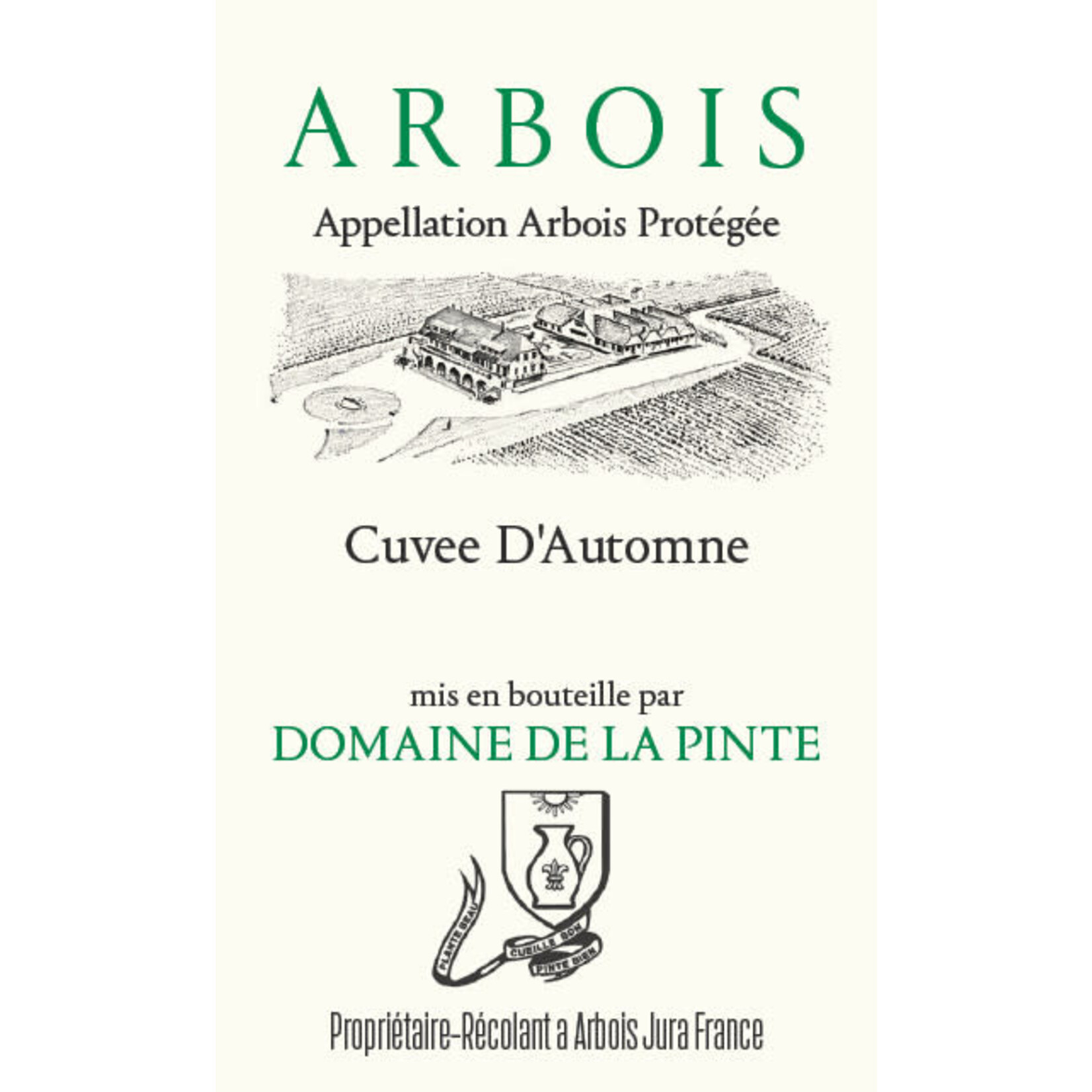 Arbois Domaine de la Pinte Cuvee d'Automne White NV Jura France