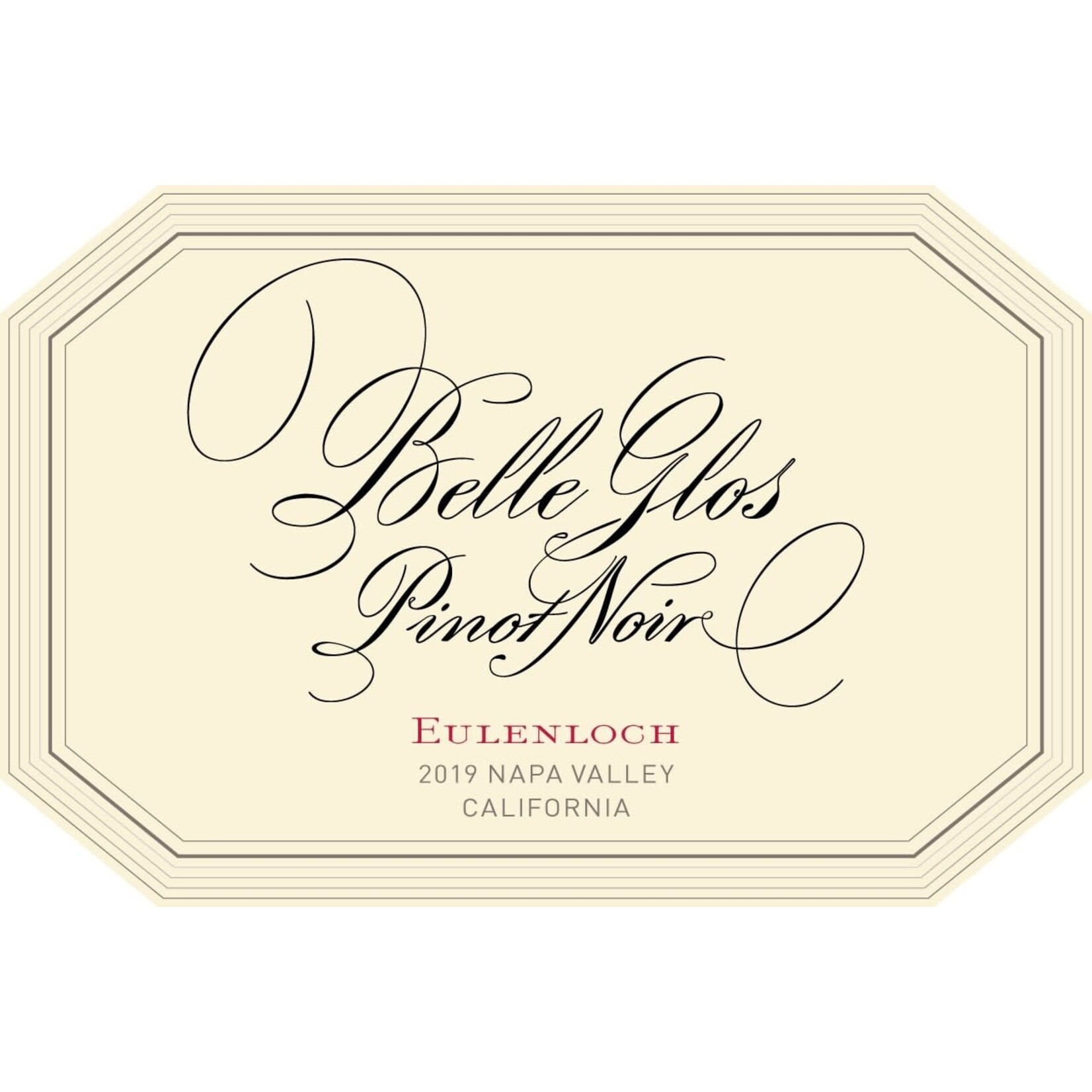Belle Glos Wines Belle Glos Eulenloch Pinot Noir 2019  California