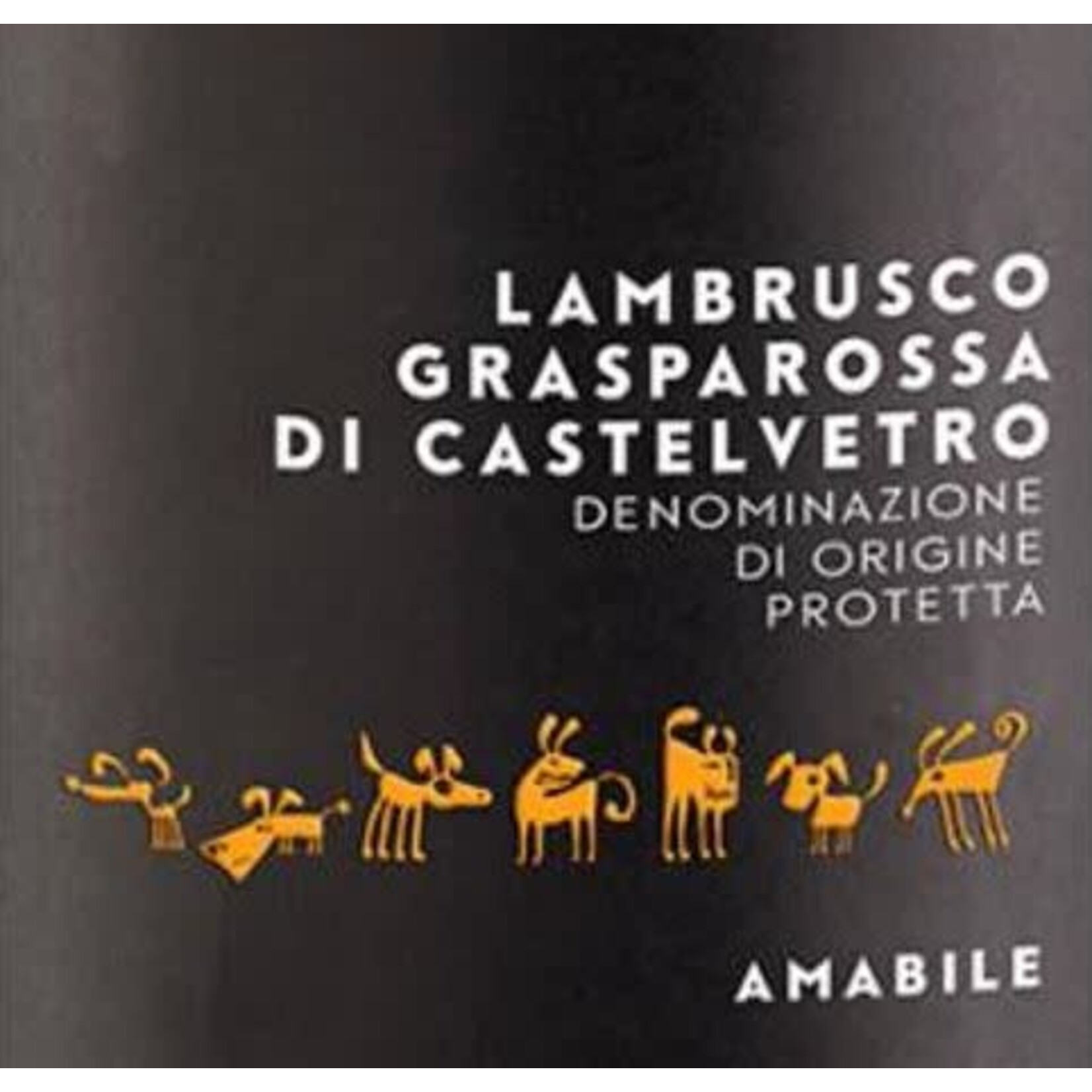 Amabile Lambrusco Grasparossa di Castelvetro Sparkling Red Wine Sweet
