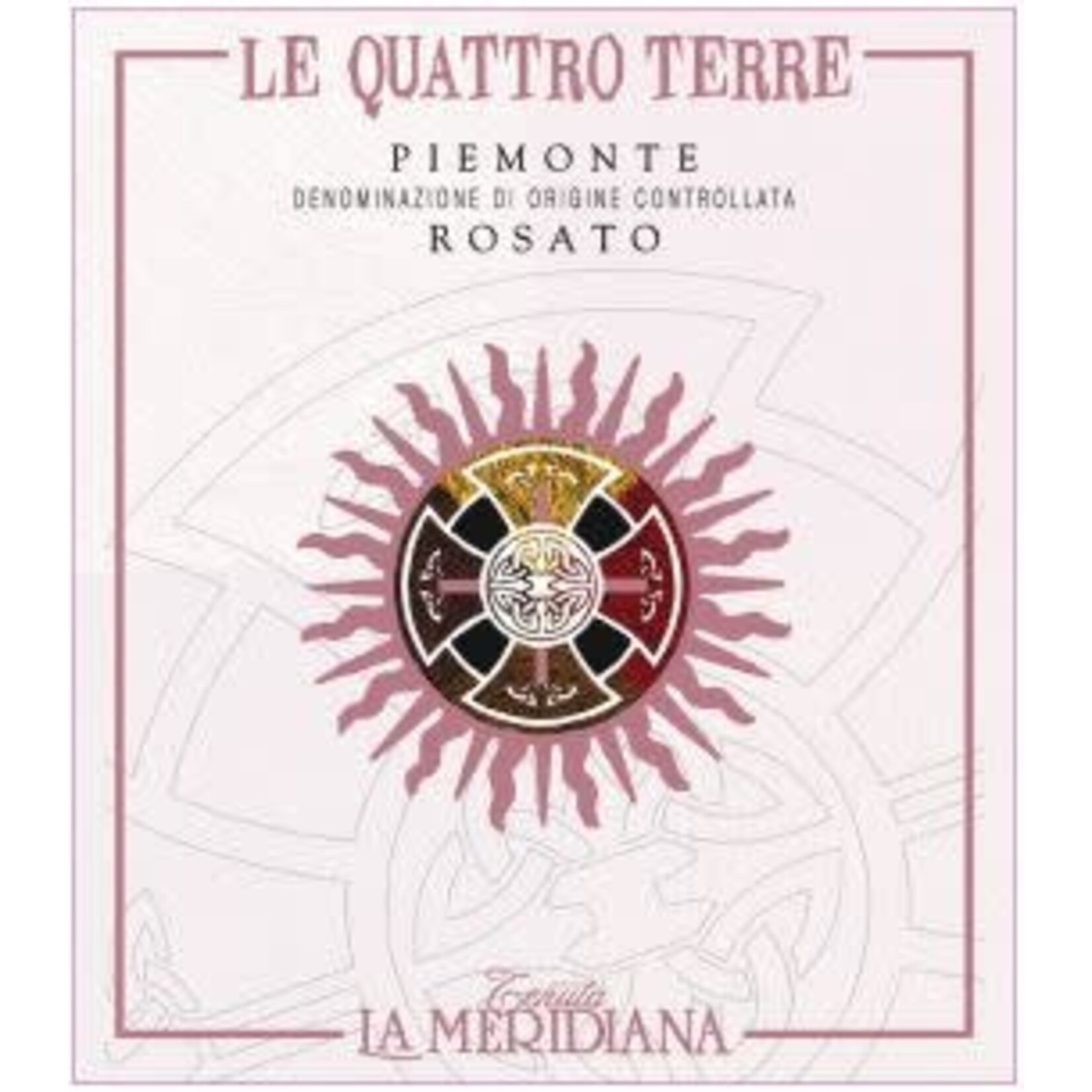 Tenuta La Meridiana Le Quattro Terre Piemonte Rosato 2021 Piedmont Italy