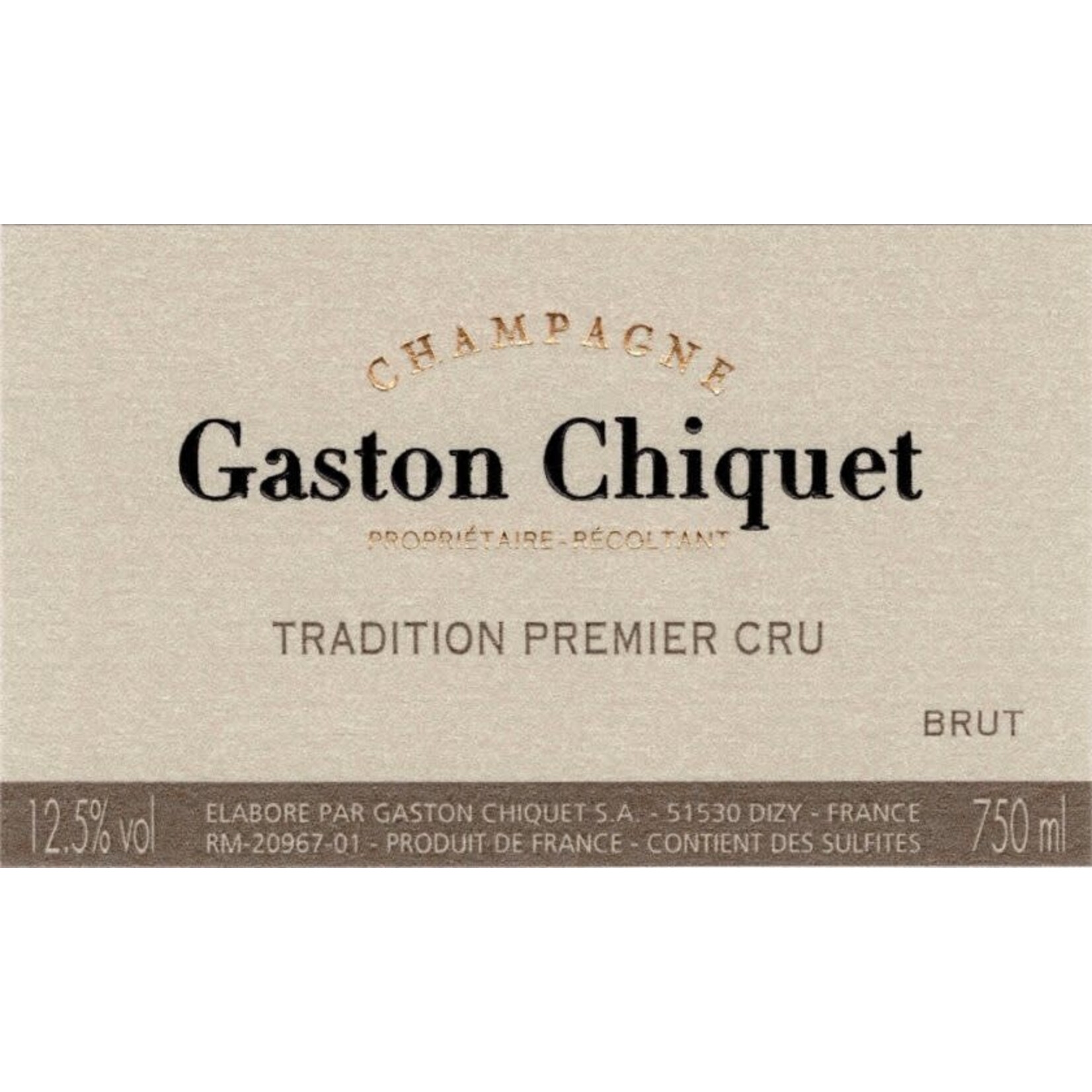 Gaston Chiquet Gaston Chiquet Tradition Premier Cru Champagne  France