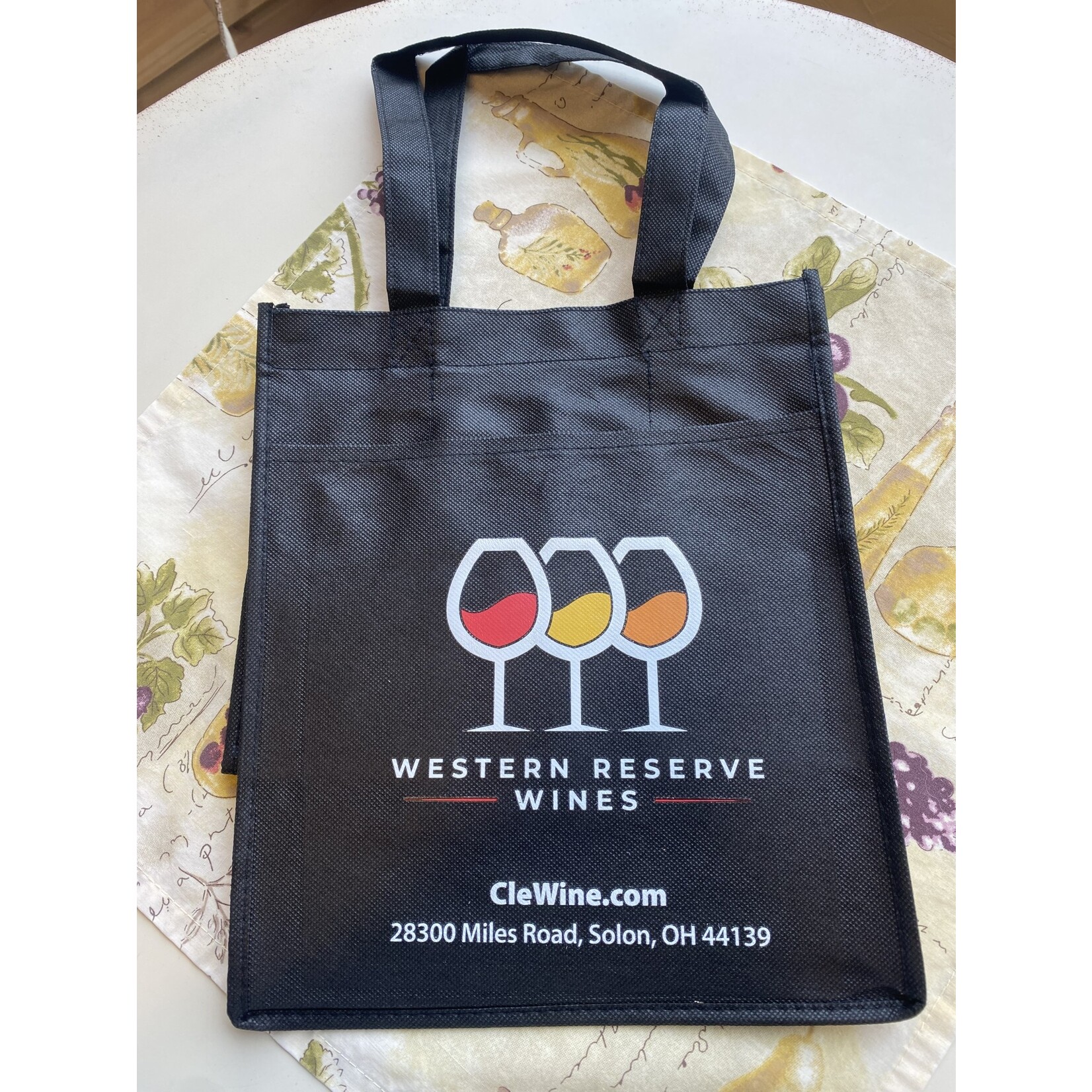 6 Bottle Wine Bag Tote with WRW Logo Imprint