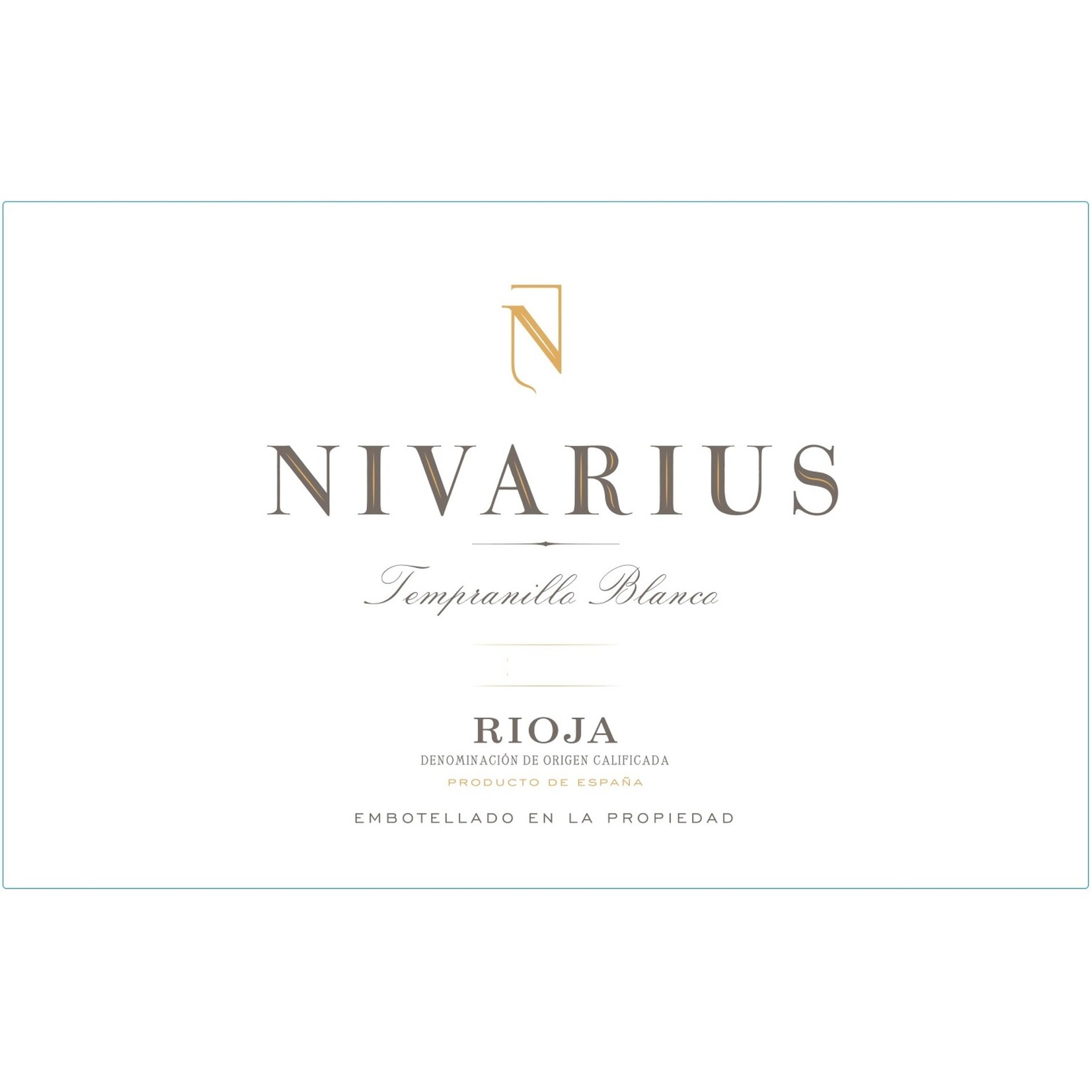 Nivarius Tempranillo Blanco, Rioja Spain KYS
