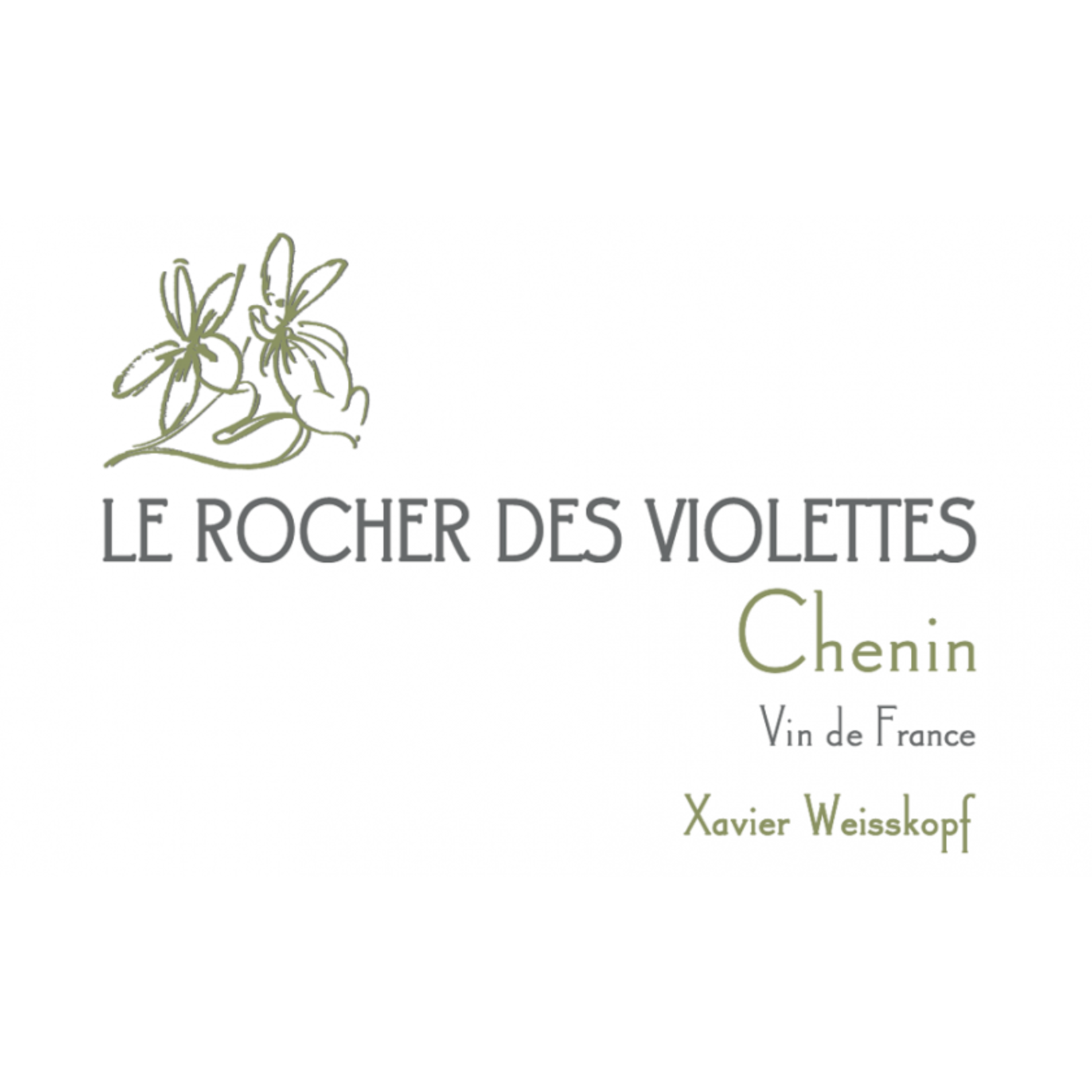 Les Rocher Des Violettes Xavier Weisskopf Chenin White 2022