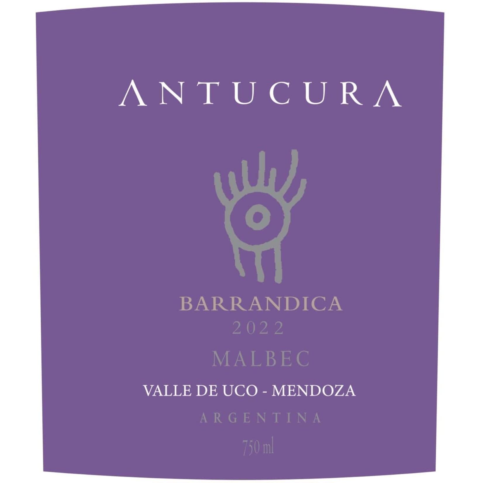 Antucura Barrandica 2022 Malbec Uco Valley Mendoza Argentina