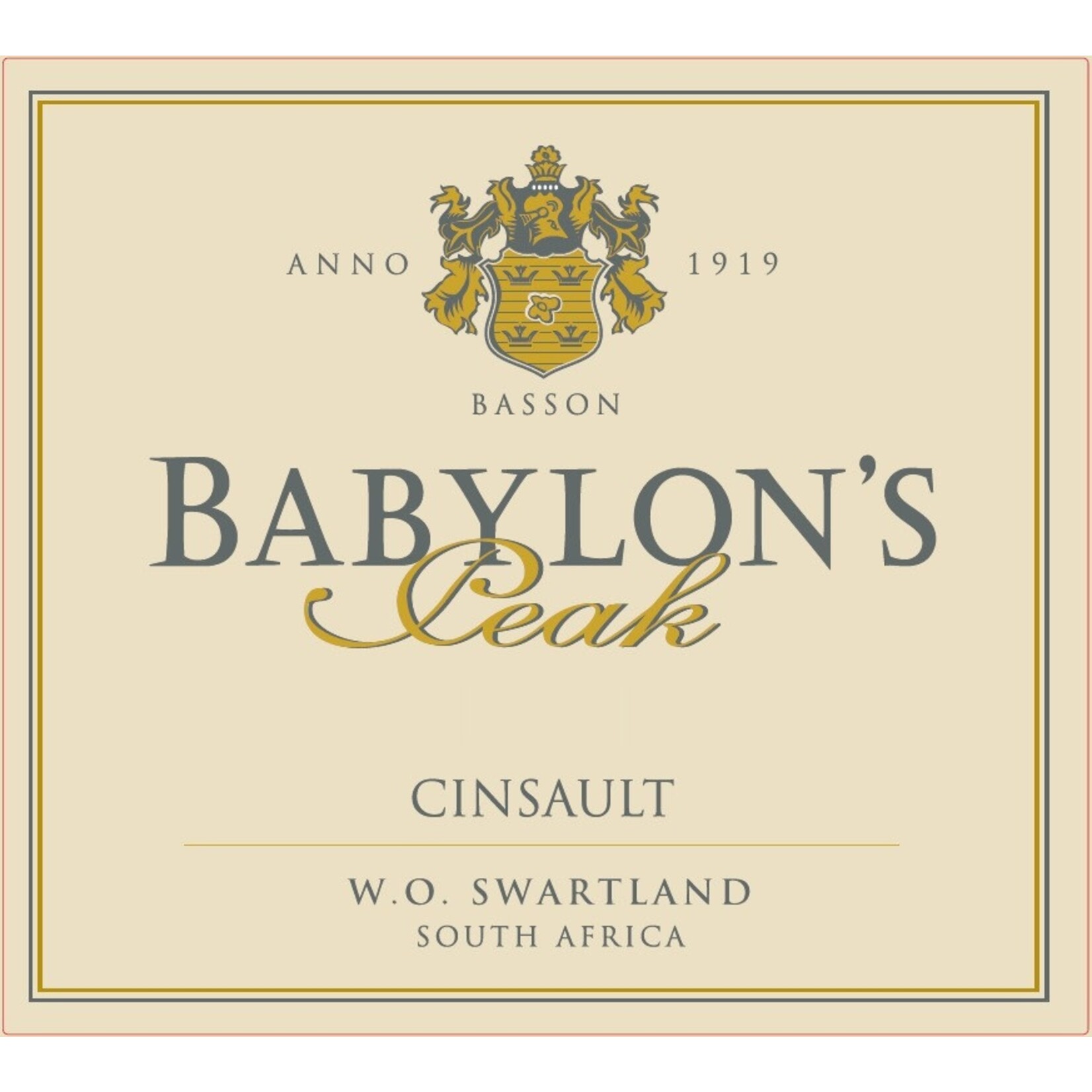 Babylon's Peak Cinsault South Africa