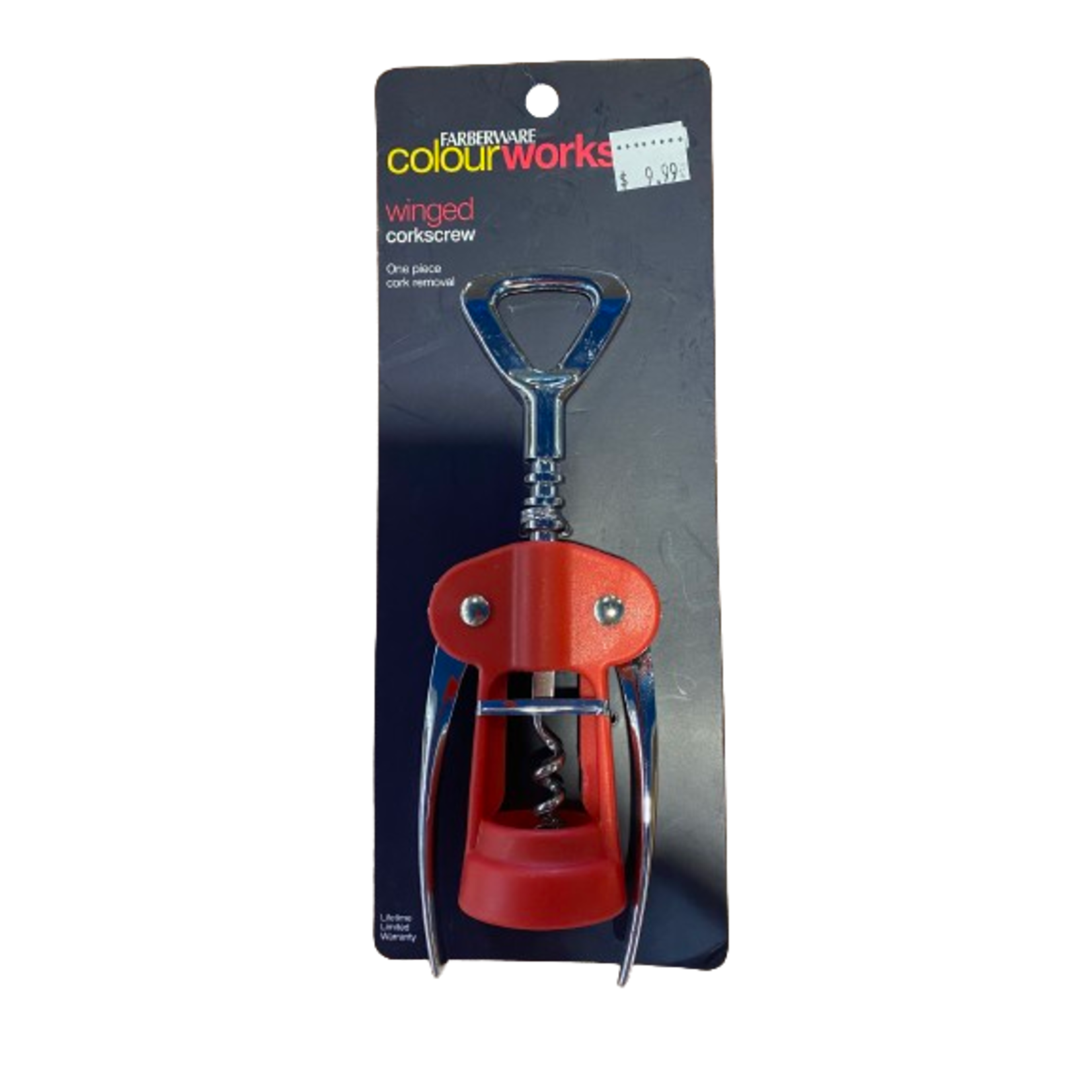 Farberware ColourWORKS Winged Corkscrew Red