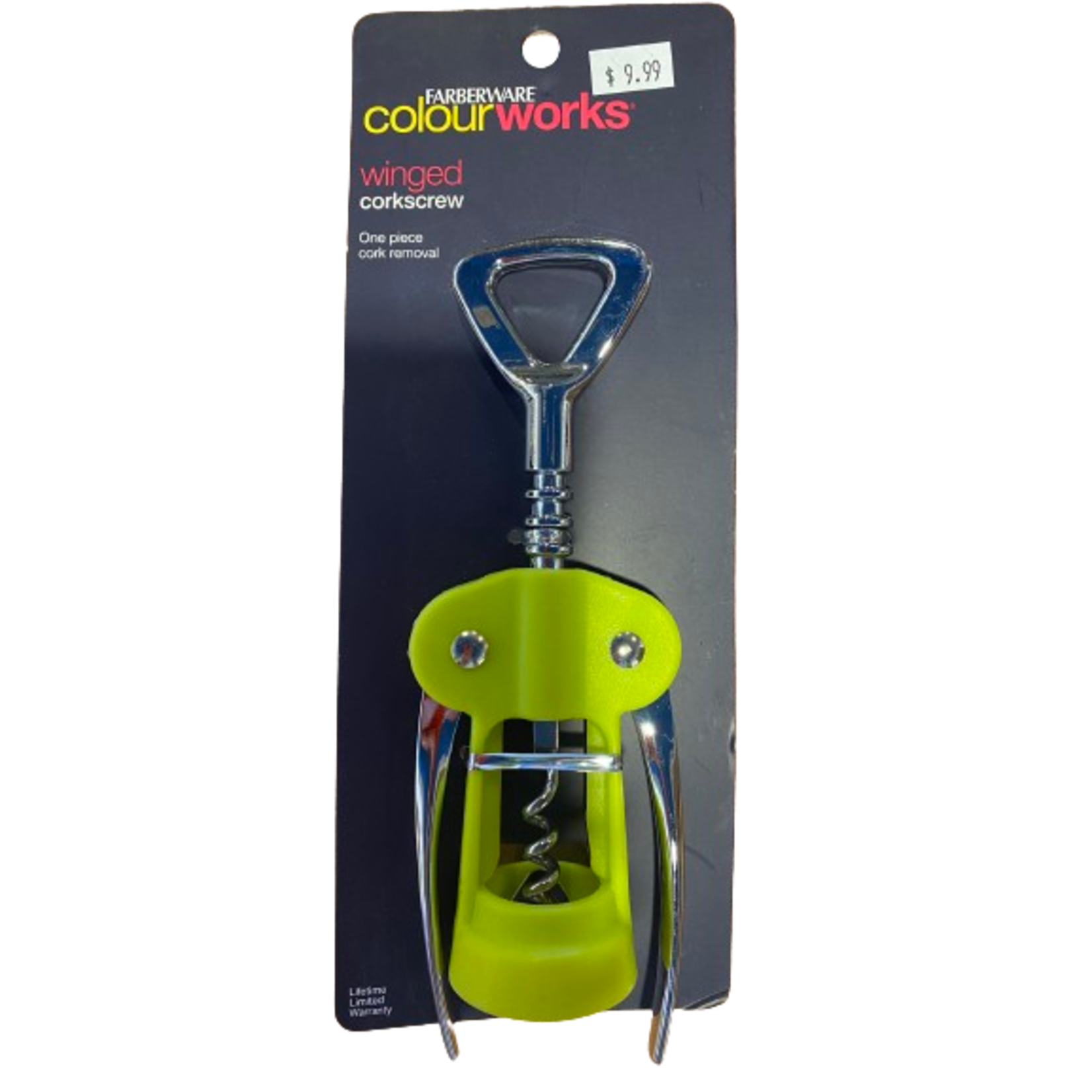 Farberware ColourWORKS Winged Corkscrew Green