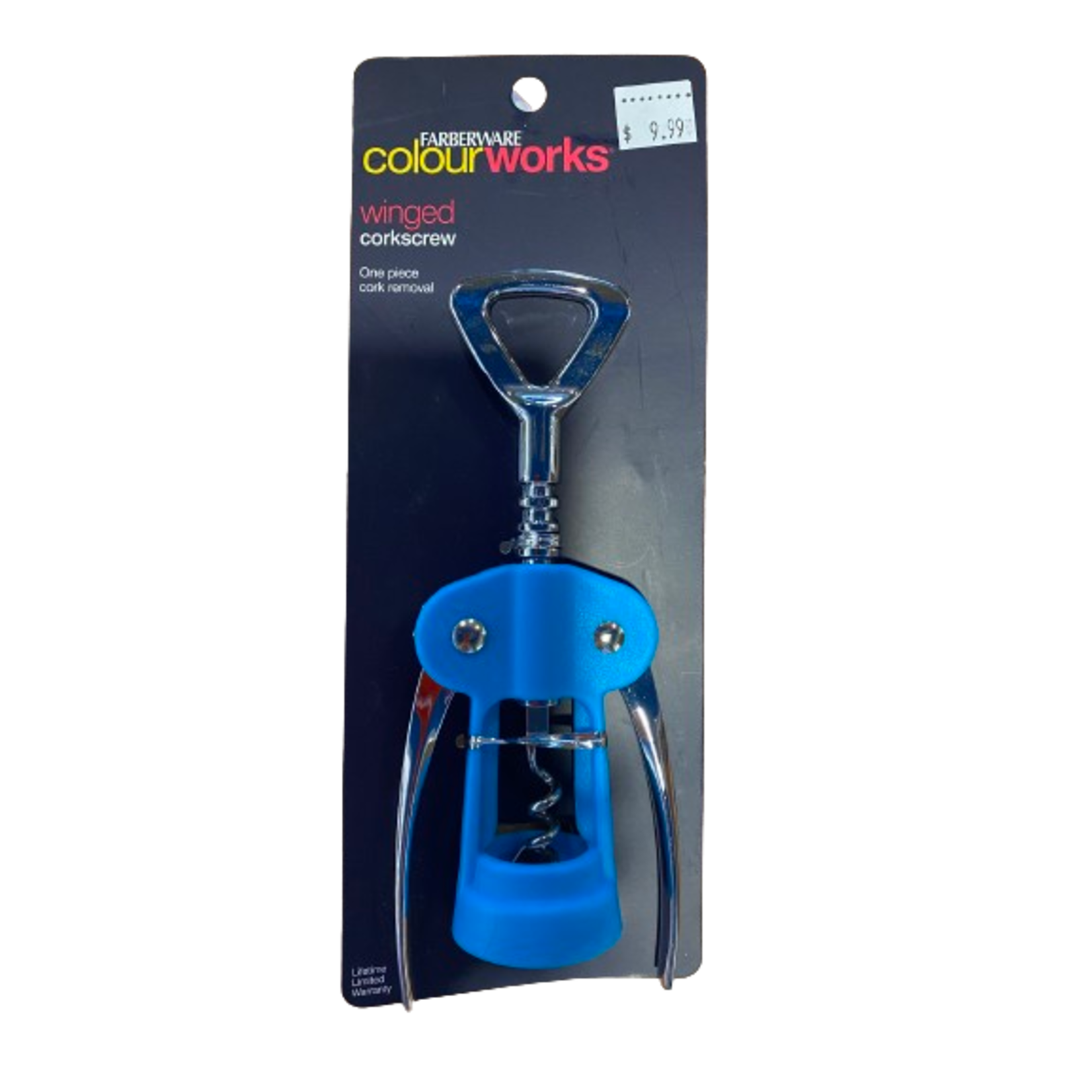 Farberware ColourWORKS Winged Corkscrew Blue