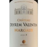 Chateau Deyrem Valentin Margaux 2018 Bordeaux France
