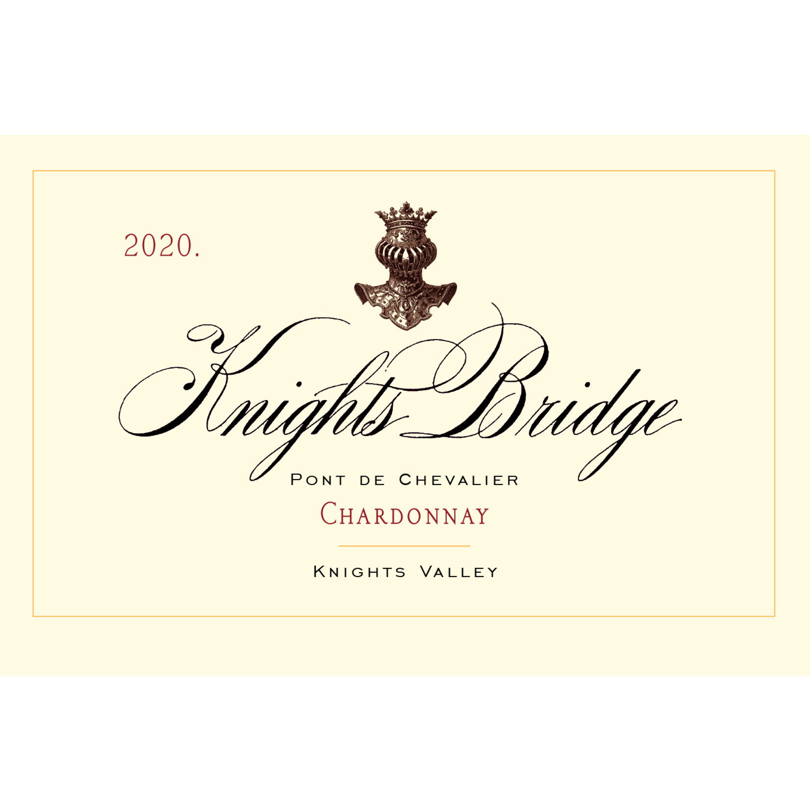 Knight's Bridge Pont de Chevalier Chardonnay 2020 Knights Valley California