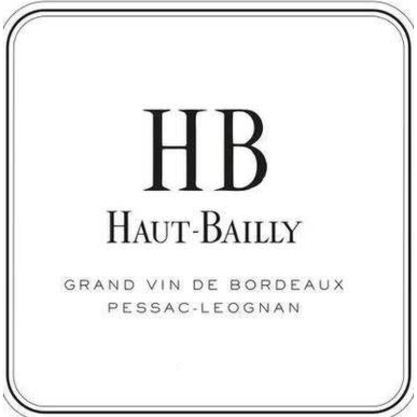 HB Haut-Bailly Grand Vin De Bordeaux Passac-Leognan 2020