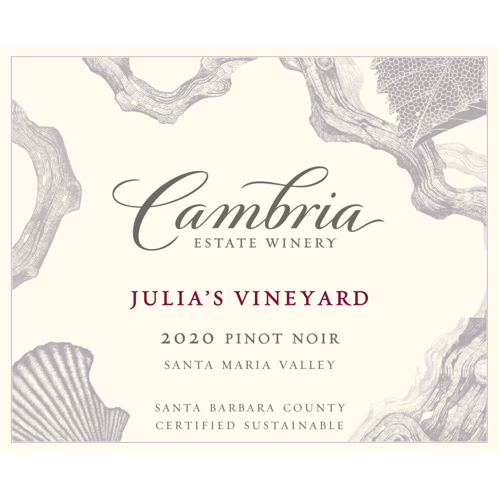 Cambria Estate Winery Cambria Estate Winery Julia's Vineyard Pinot Noir 2022  California