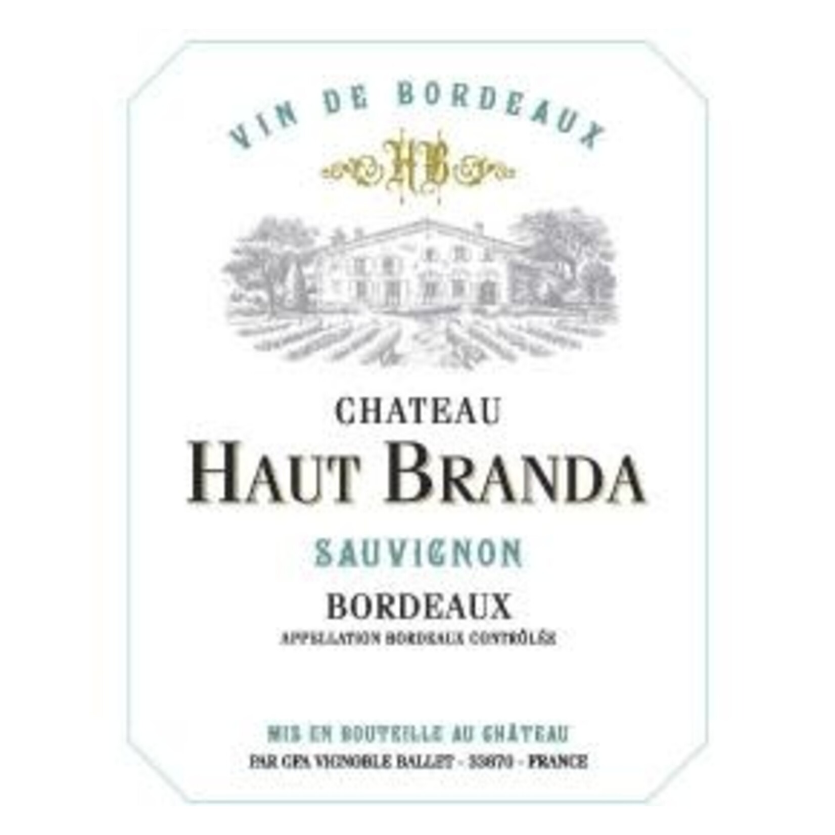 Haut Branda Sauvignon Bordeaux 2023 France