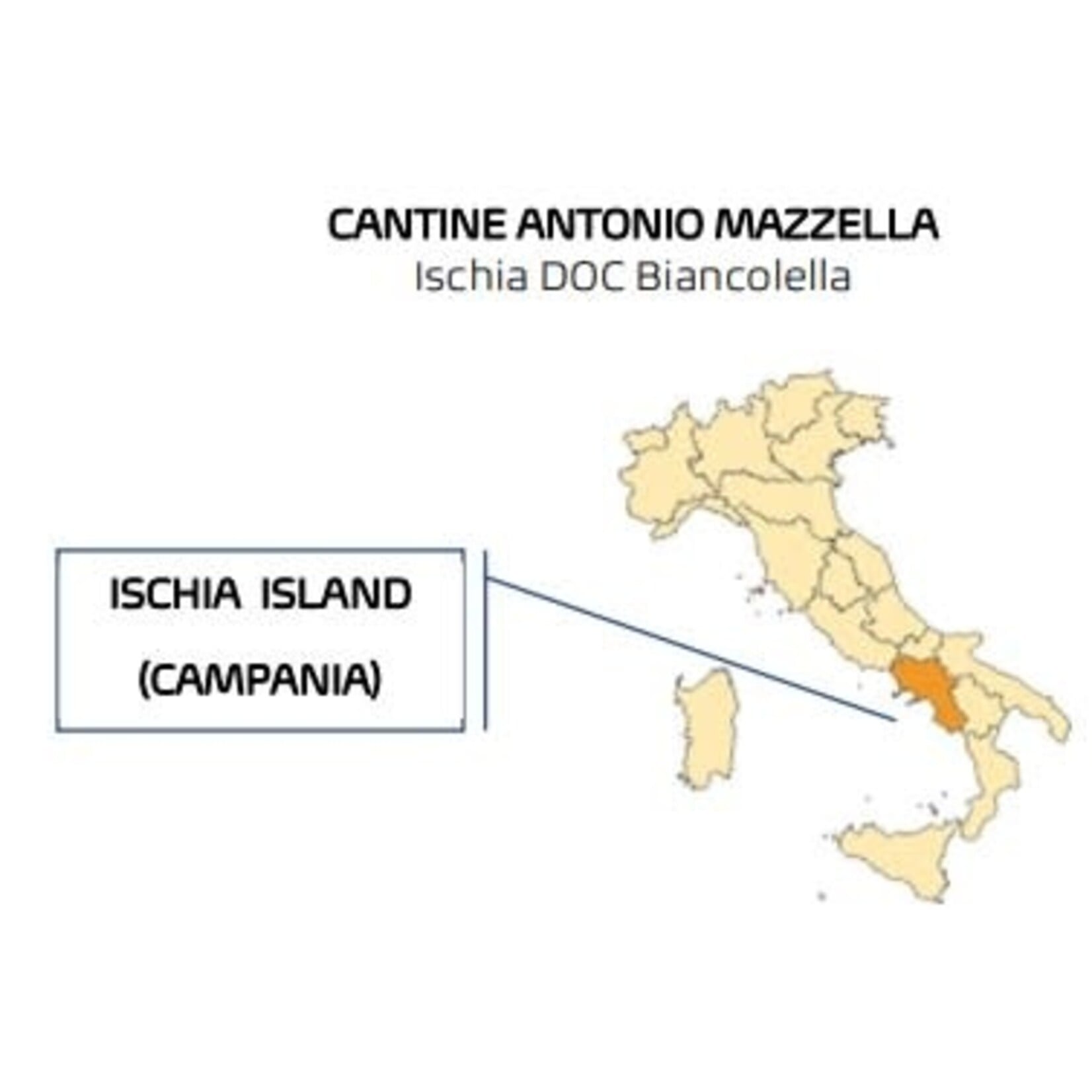 Cantine Antonio Mazzella Antonio Mazzella Ischia Biancolella DOC 2023 Italy
