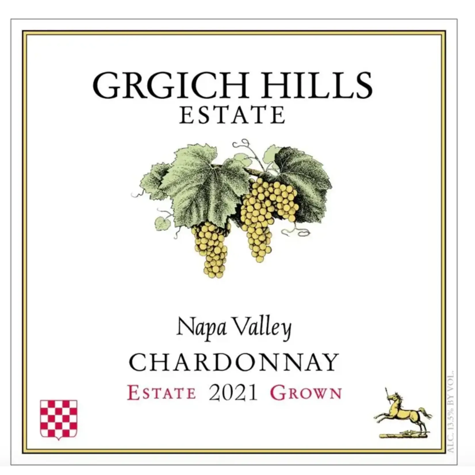 Grgich Hills Chardonnay Estate 2021 Organic Napa, California