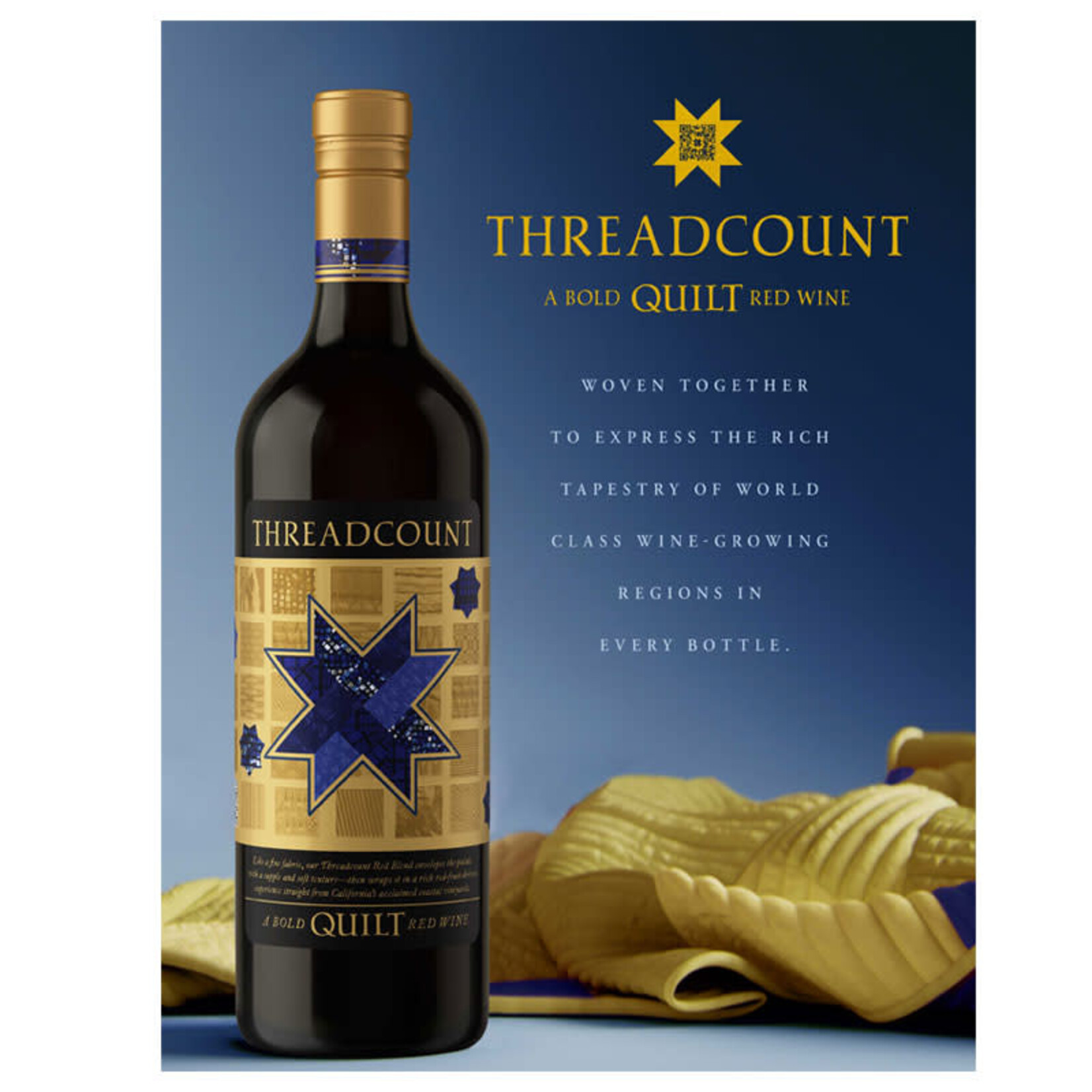 Quilt Threadcount Red Blend NV Napa Valley, California