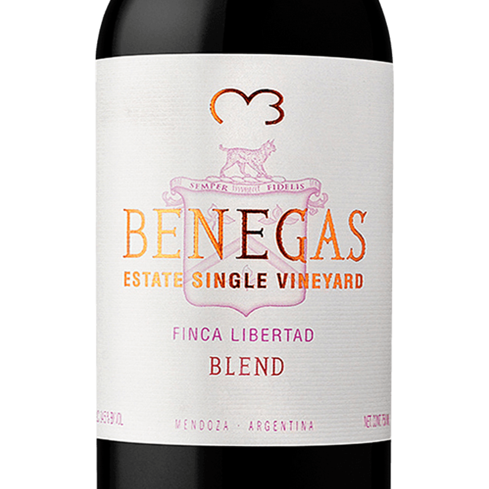 Benegas Estate Single Vineyard Finca Libertad Blend 2018 Mendoza Argentina