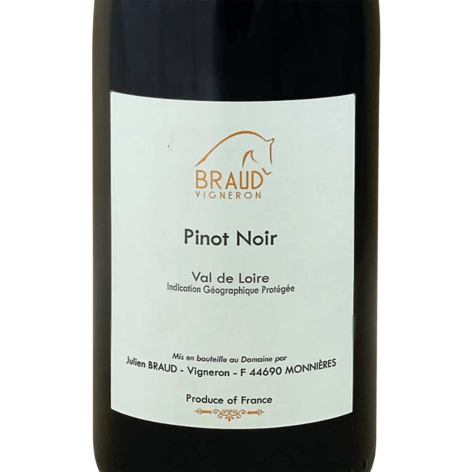 Julien Braud Pinot Noir 2022 Loire France