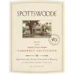 Spottswoode Spottswoode Family Estate Cabernet Sauvignon 2021  St. Helena, Napa Valley, California