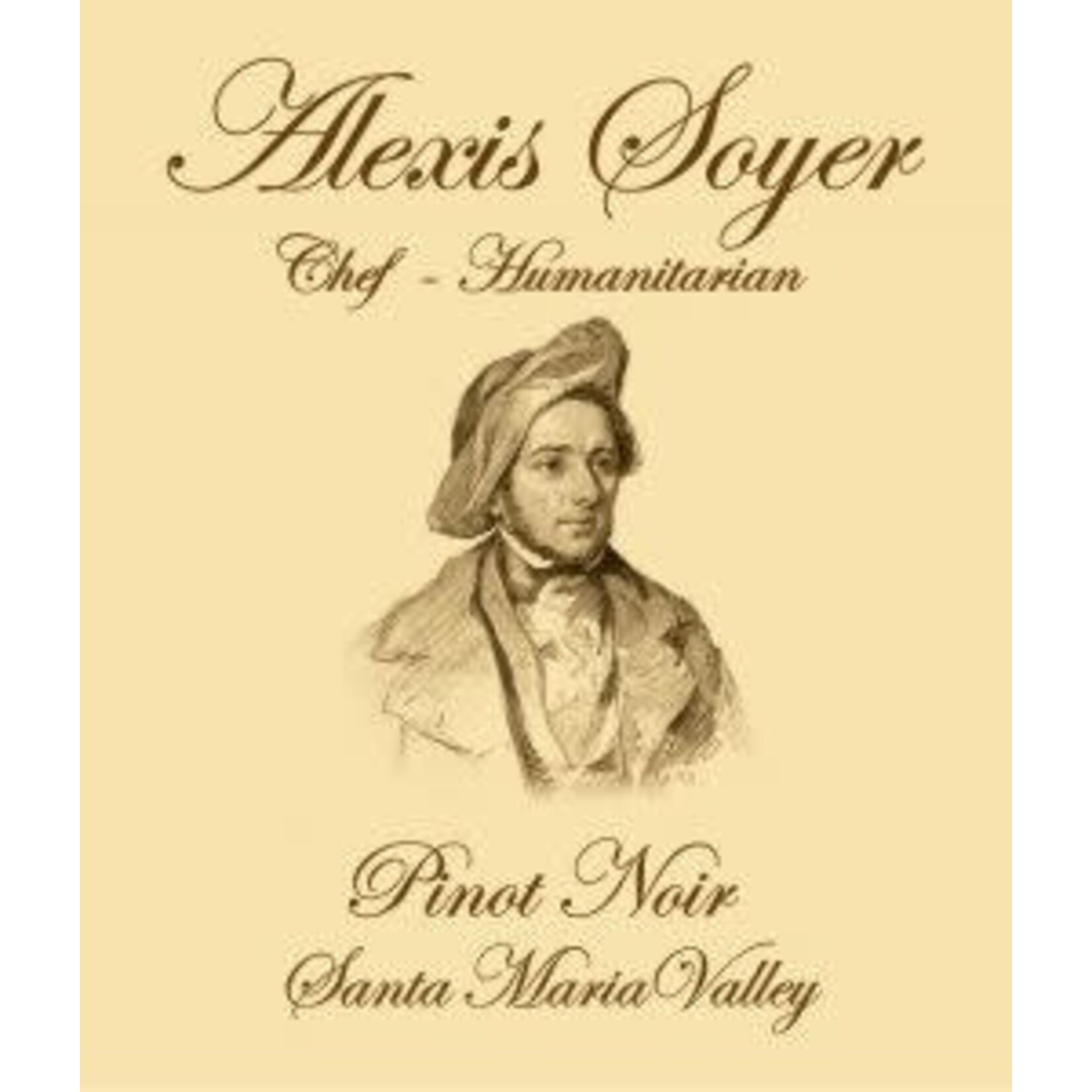 Alexis Soyer Chef - Humanitarian Pinot Noir Santa Maria Valley 2017 Santa Barbara California