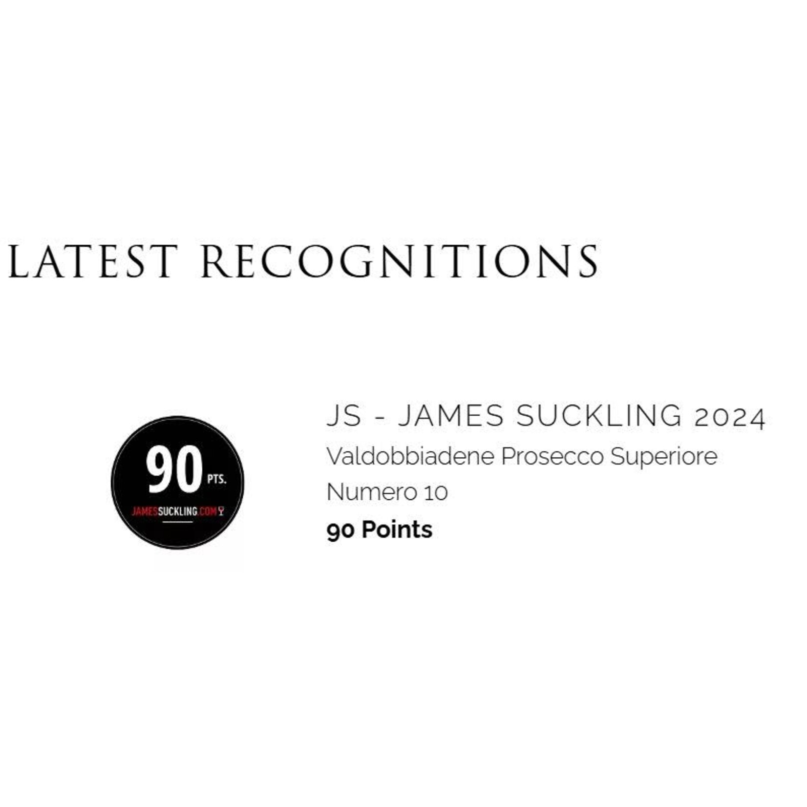 VALDO Valdobbiadene Sparkling Prosecco Superiore DOCG Brut