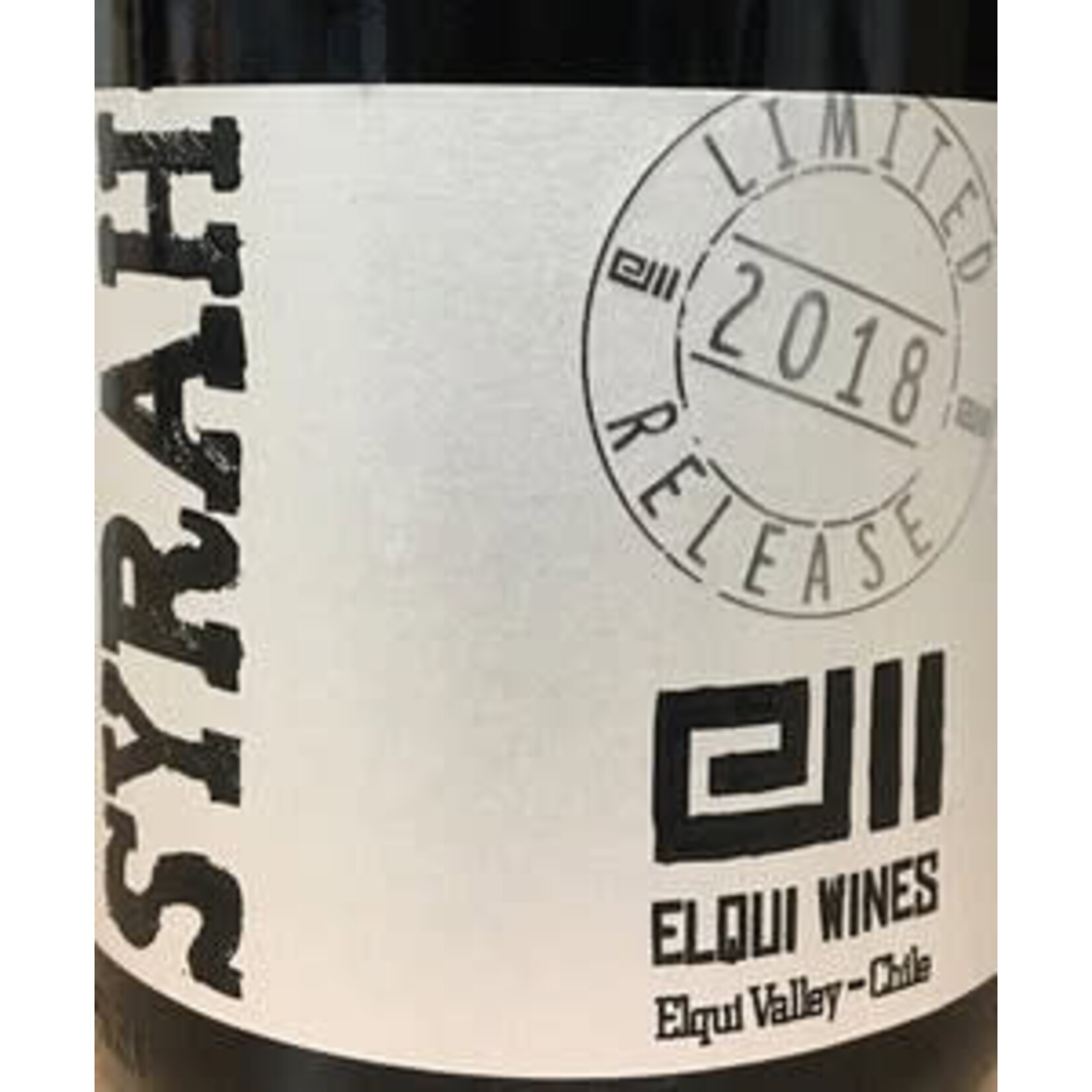 Elqui Wines Elqui Wines Syrah 2018 Elqui Valley Coquimbo Chile