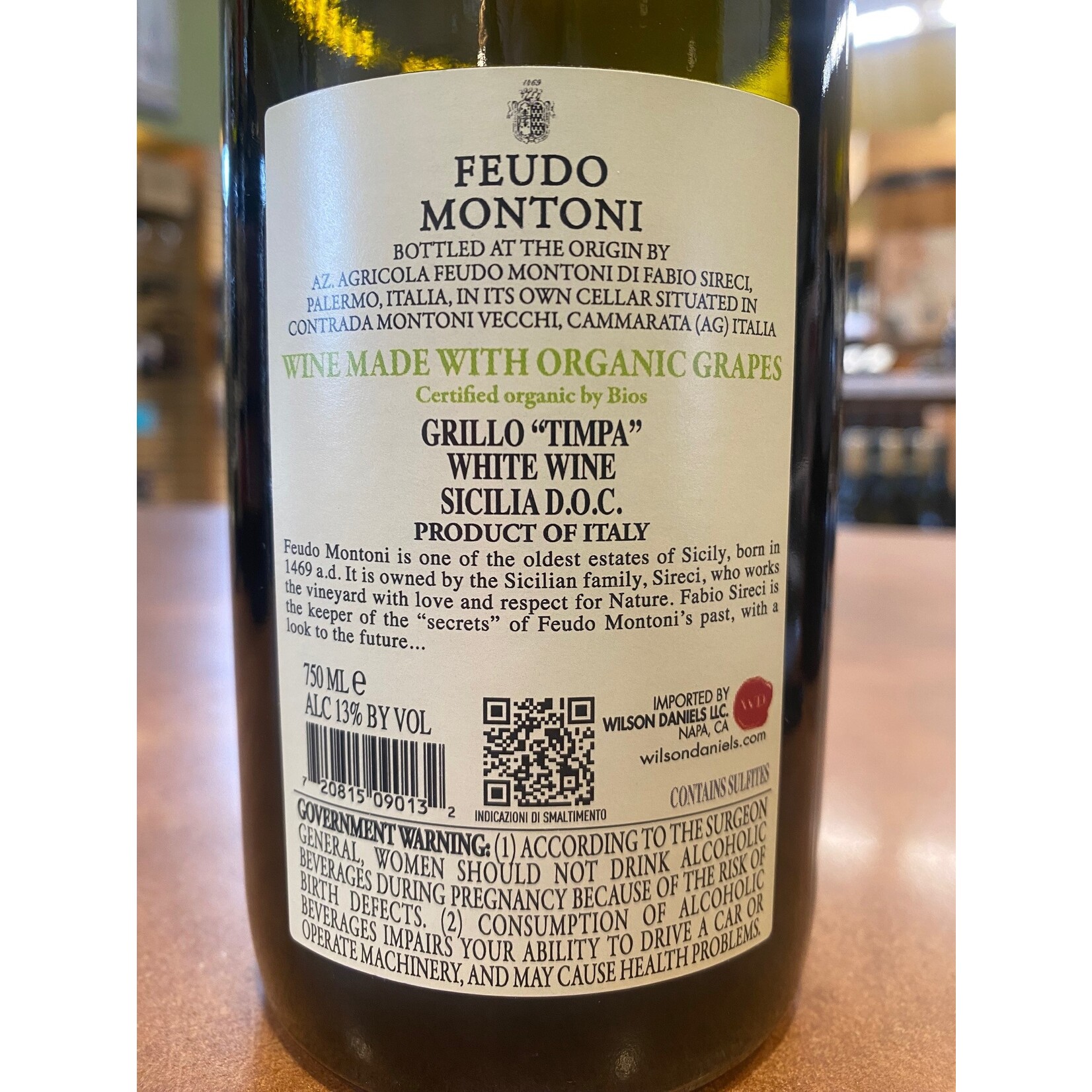 Feudo Montoni Feudo Montoni Grillo Timpa 2023  Italy