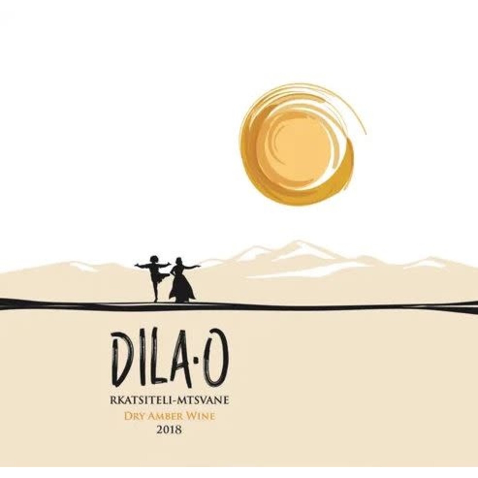 Dila-O Rkatsiteli-Mtsvane Dry Amber Wine 2021 Country of Georgia