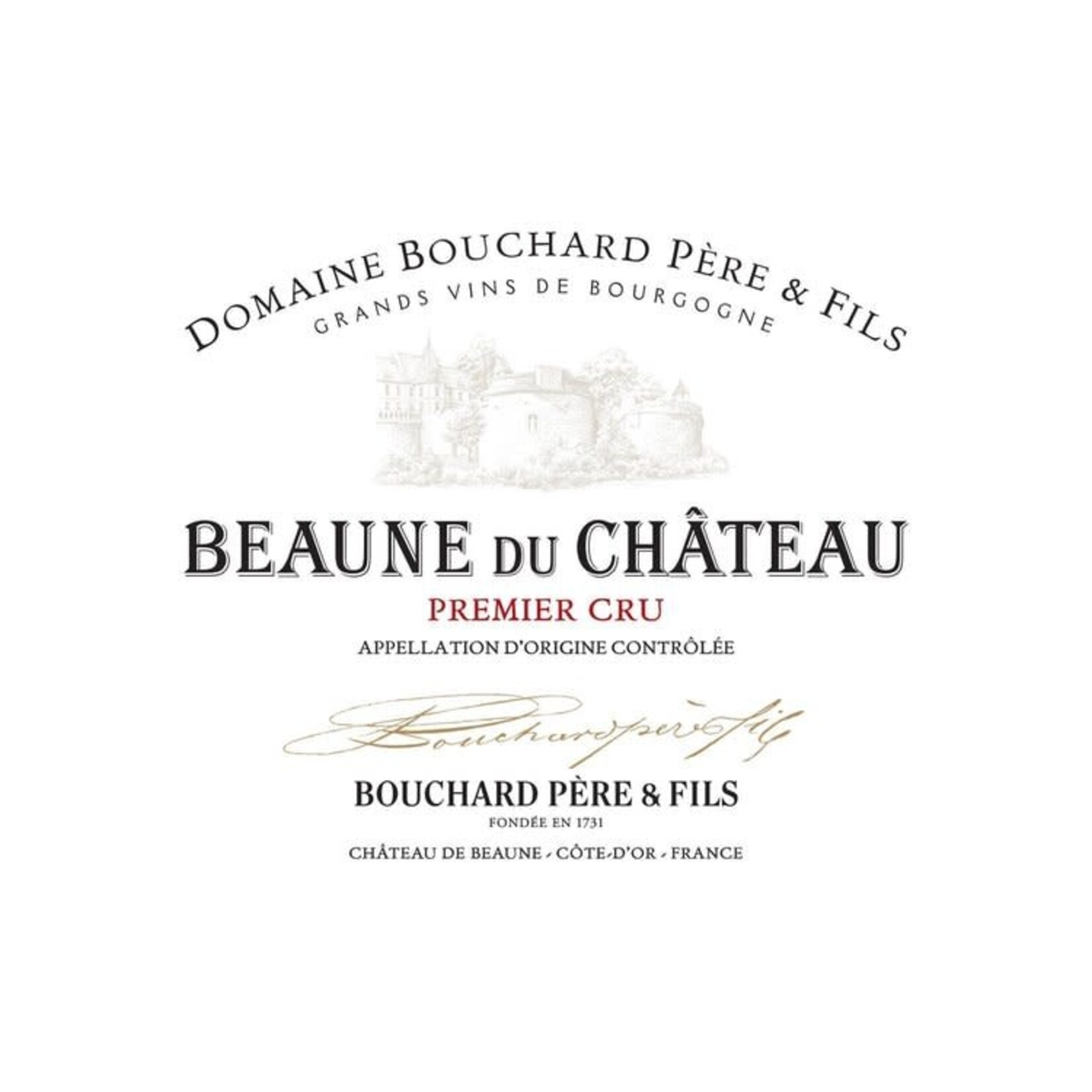 Beaune Du Chateau Premier Cru Bouchard Pere and Fils