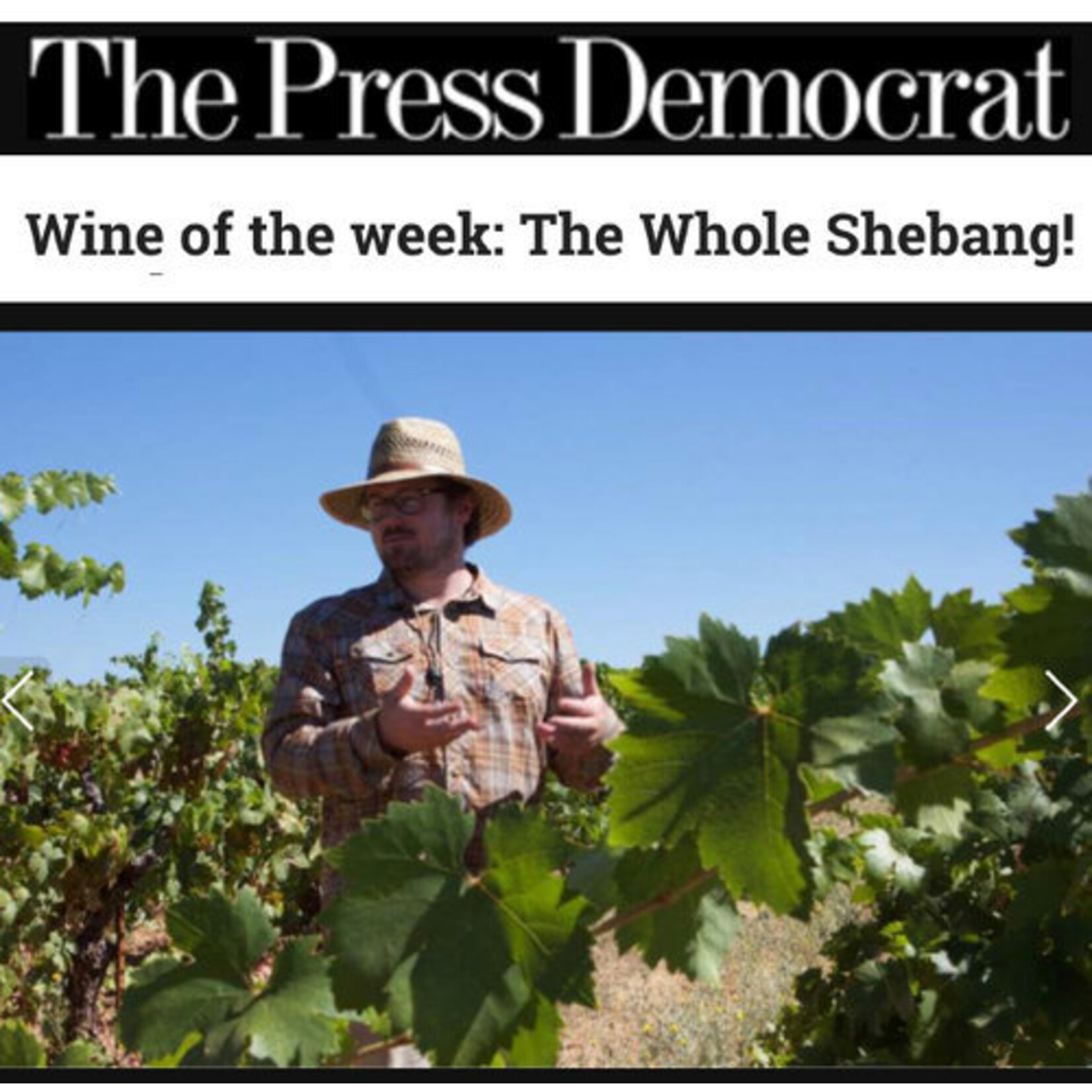 Shebang! Wines The Whole Shebang Thirteenth Cuvee Red Wine  Sonoma California
