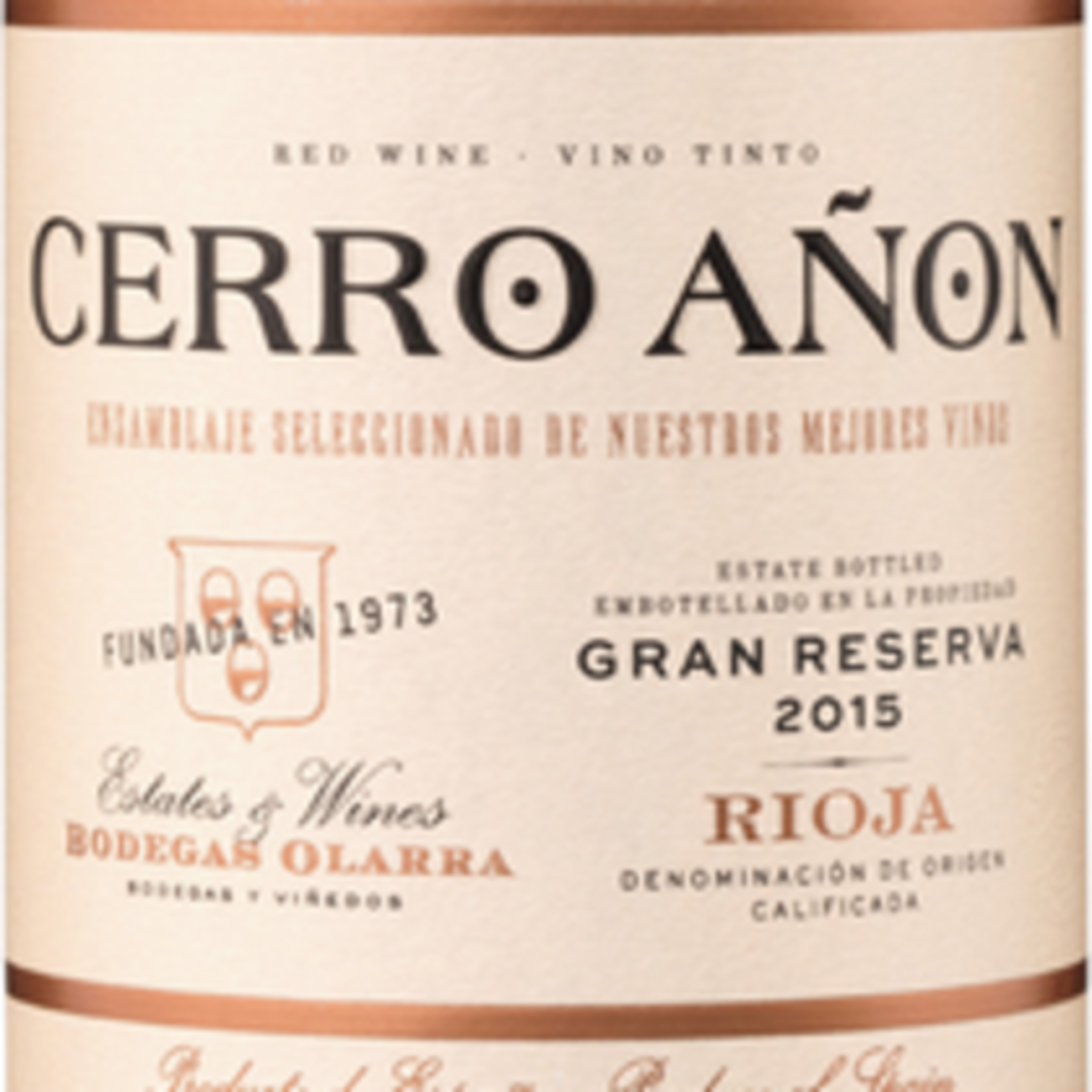 Bodegas Olarra Cerro Anon Gran Reserva 2016 Rioja Spain