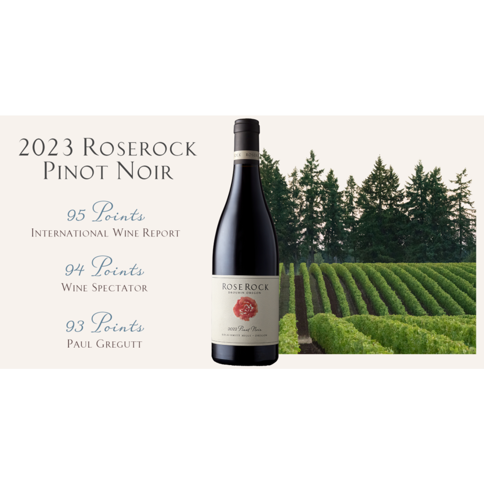 Rose Rock Drouhin Eola-Amity Hills Oregon Pinot Noir 2023