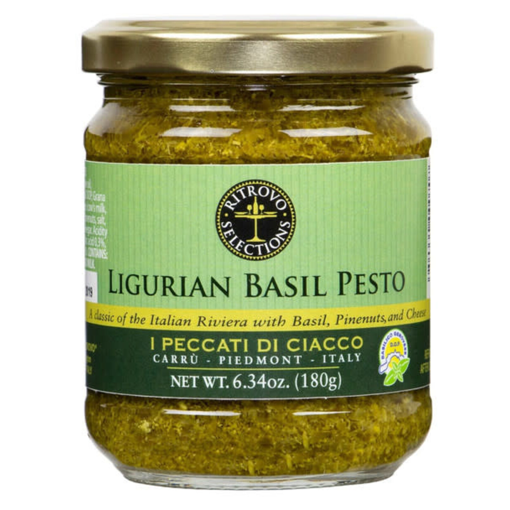 Ritrovo Ritrovo Ligurian Basil Pesto - 6.34 oz