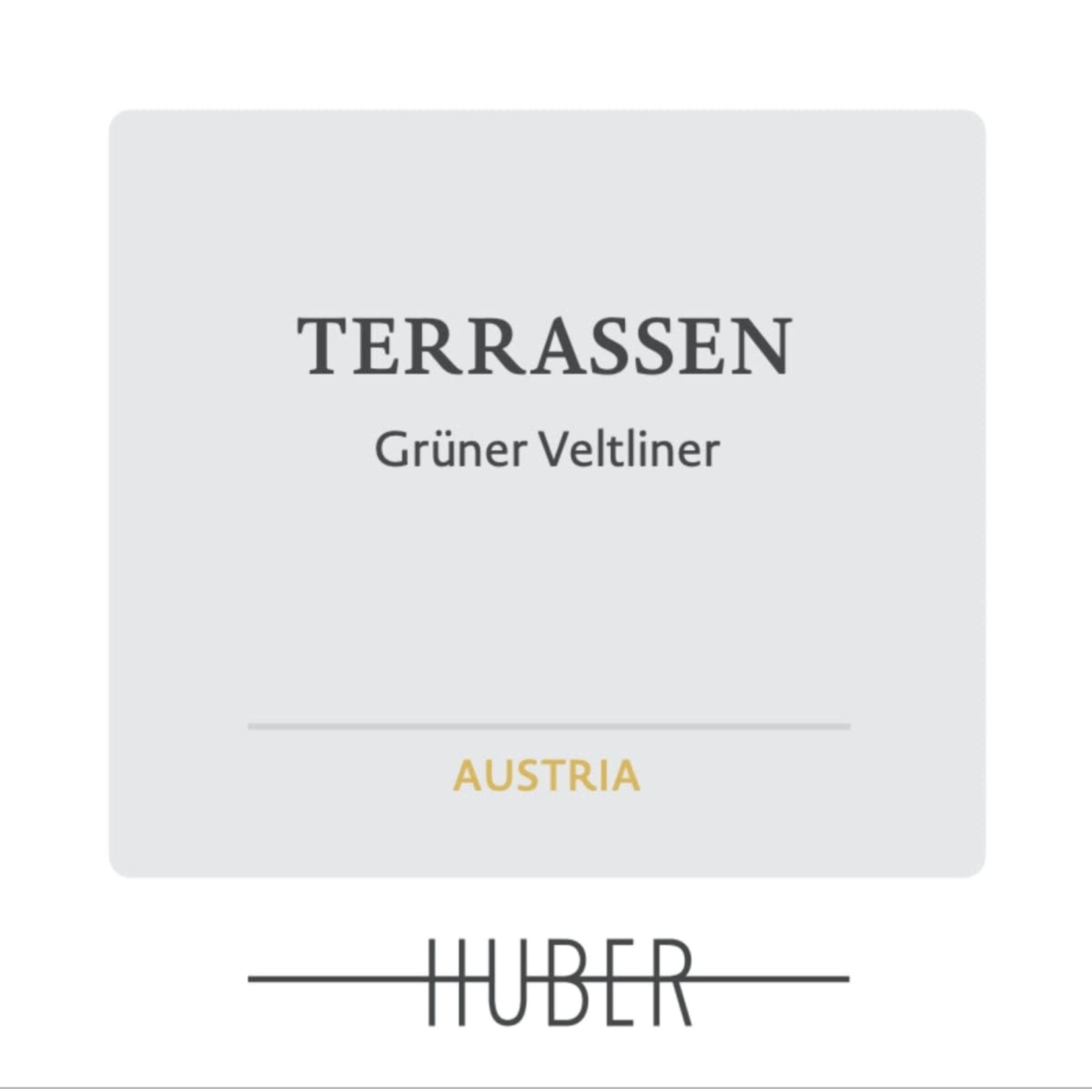 Huber Huber Gruner Veltliner 'Terrassen' 2024 Austria