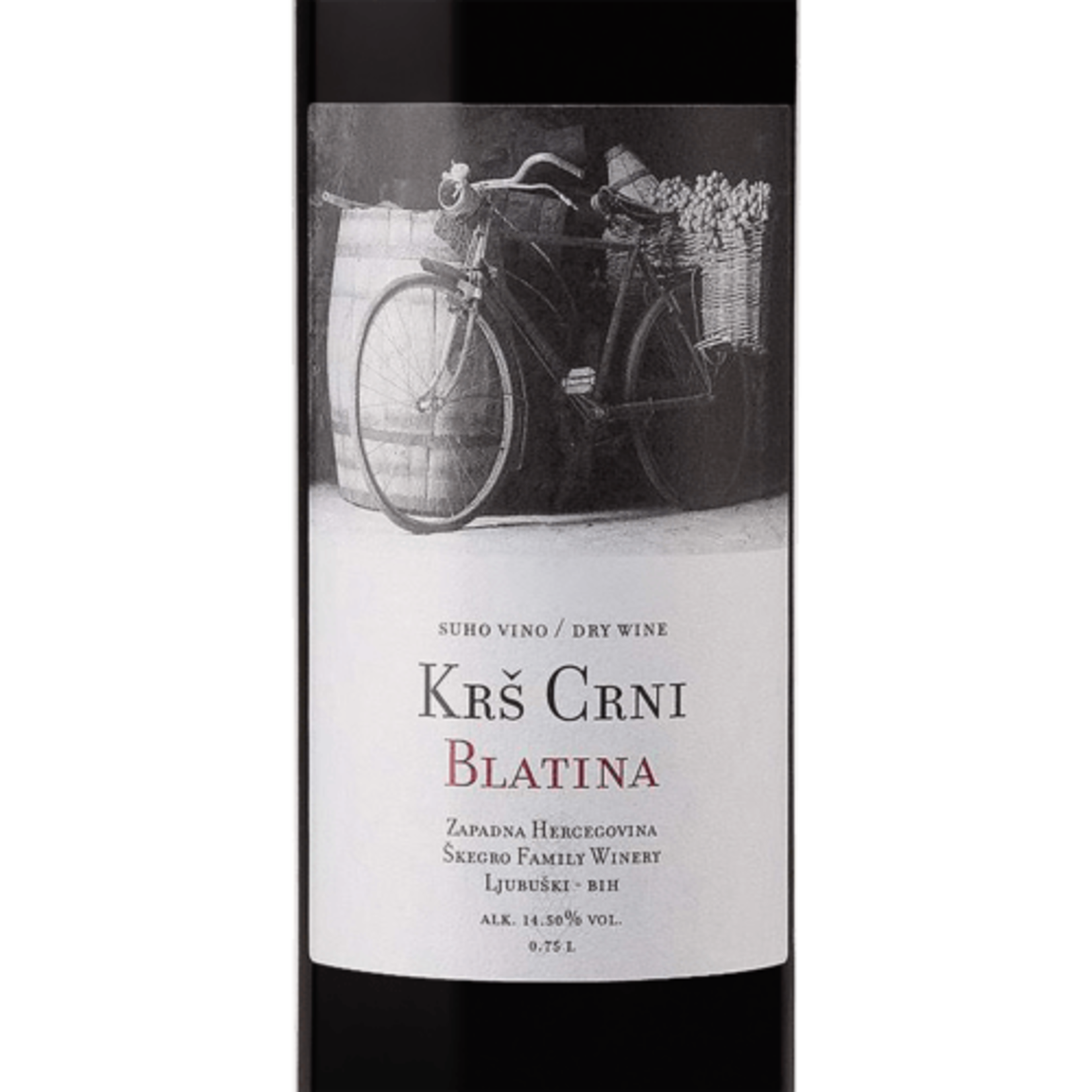 Skegro Skegro Family Winery Krs Crni Blatina 2020 Bosnia-Herzegovina