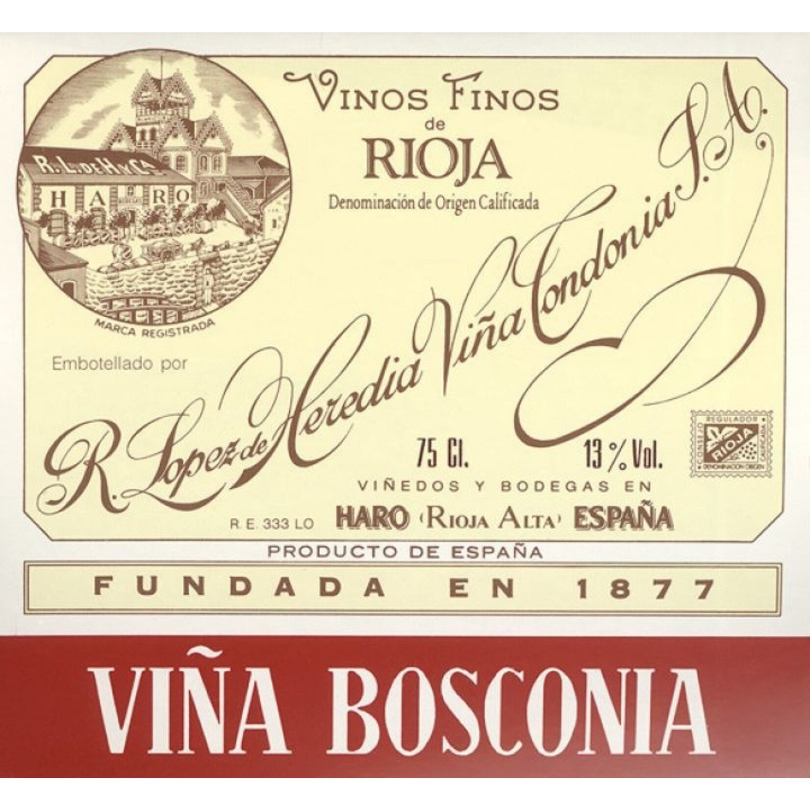 Lopez de Heredia R. Lopez de Heredia "Vina Bosconia" Rioja Reserva 2013
