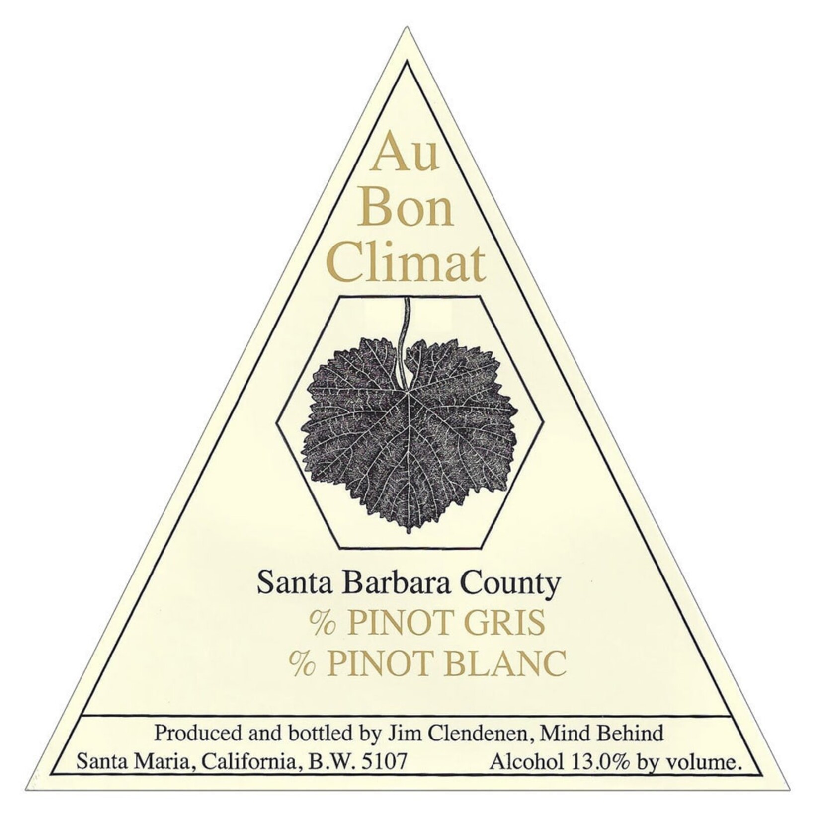 Au Bon Climat Au Bon Climat Pinot Gris - Pinot Blanc 2022