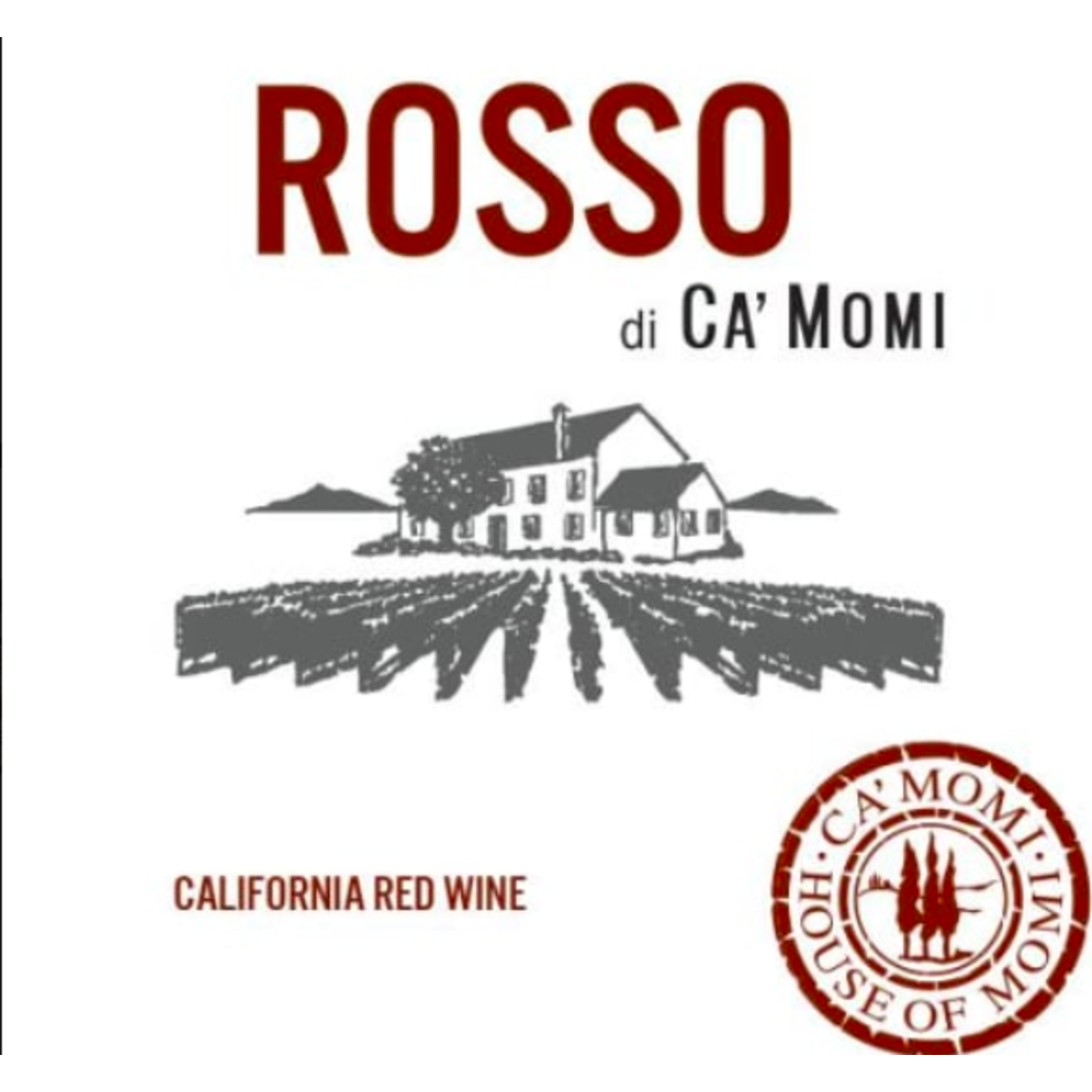 Ca' Momi Ca'Momi Rosso di Ca' Momi 2022  Napa Valley, California
