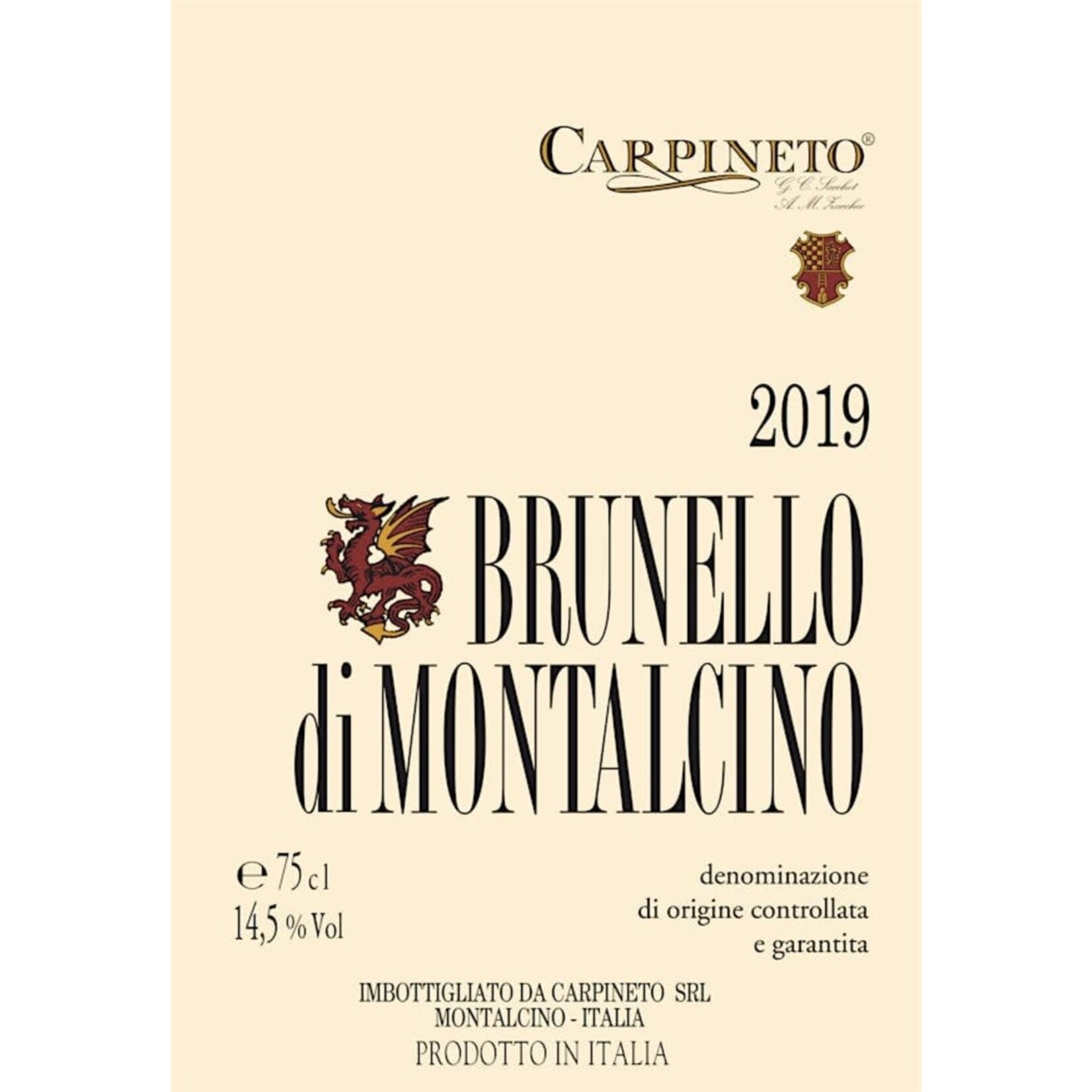Carpineto S.R.L. Carpineto Brunello di Montalcino 2019