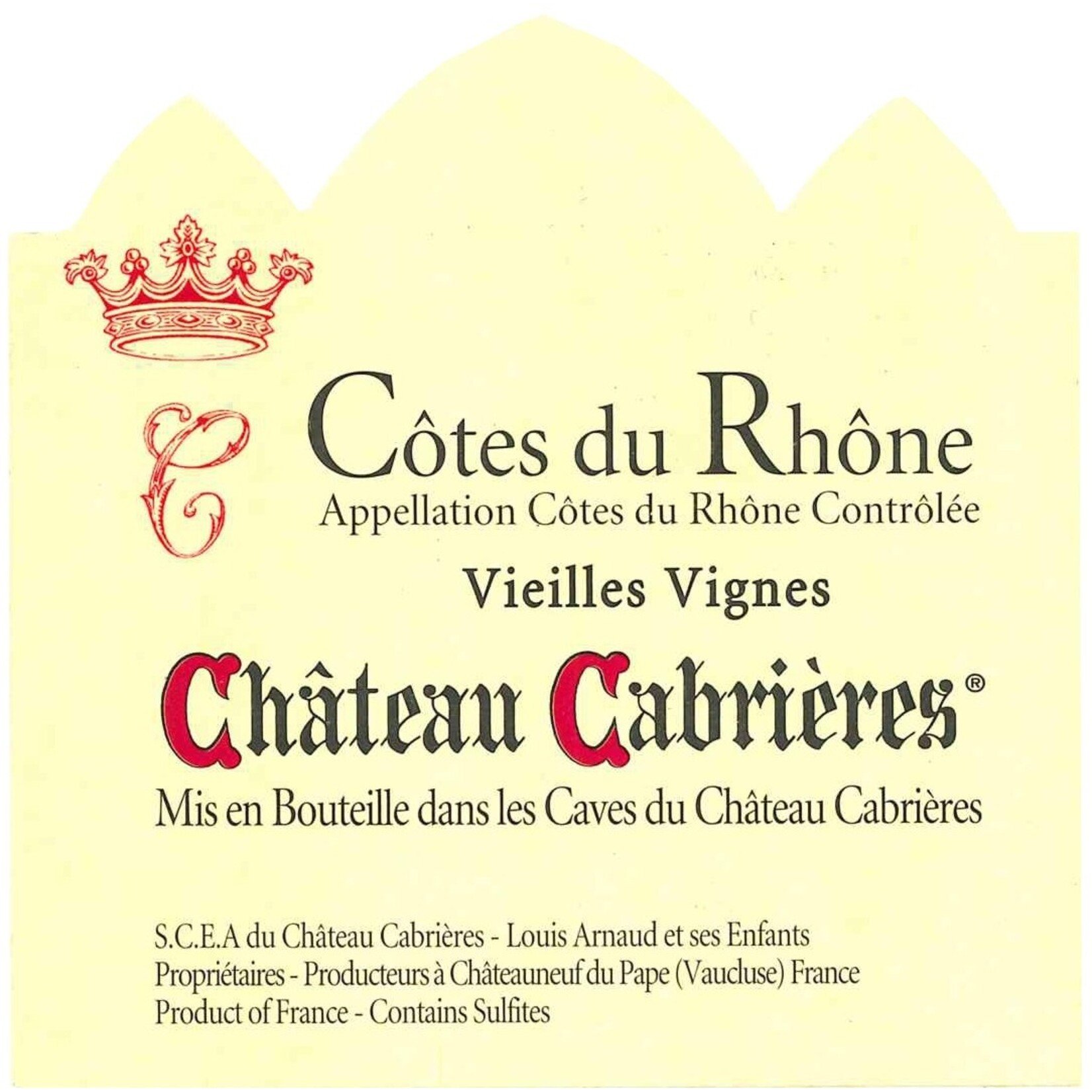 Cabrieres Chateau Cabrieres Cotes du Rhone 2022